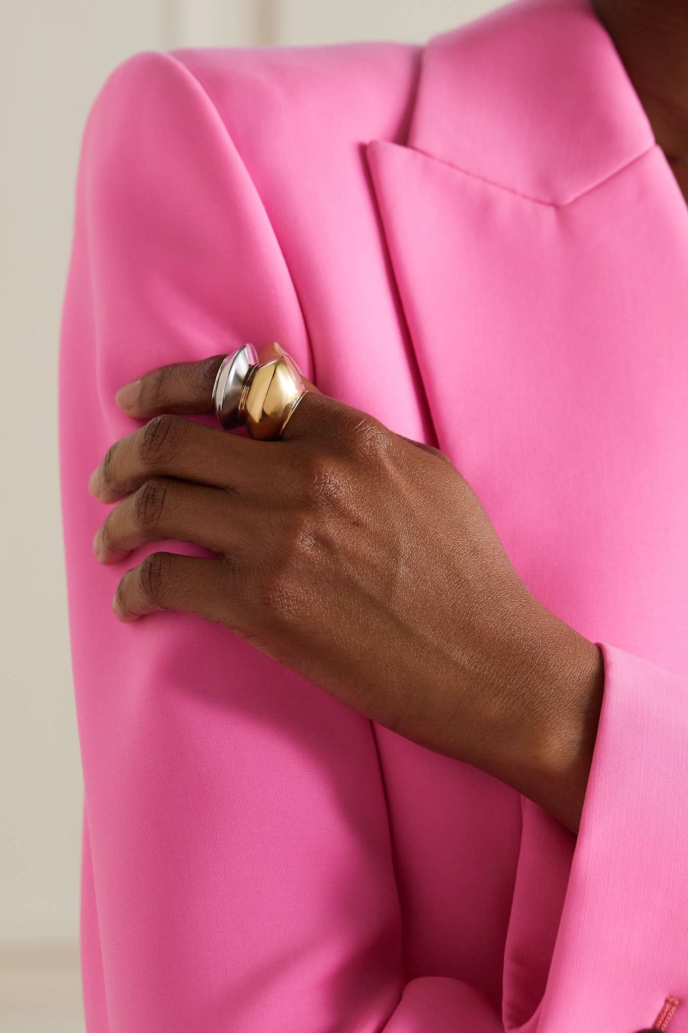 Gold-tone and silver-tone ring - 2