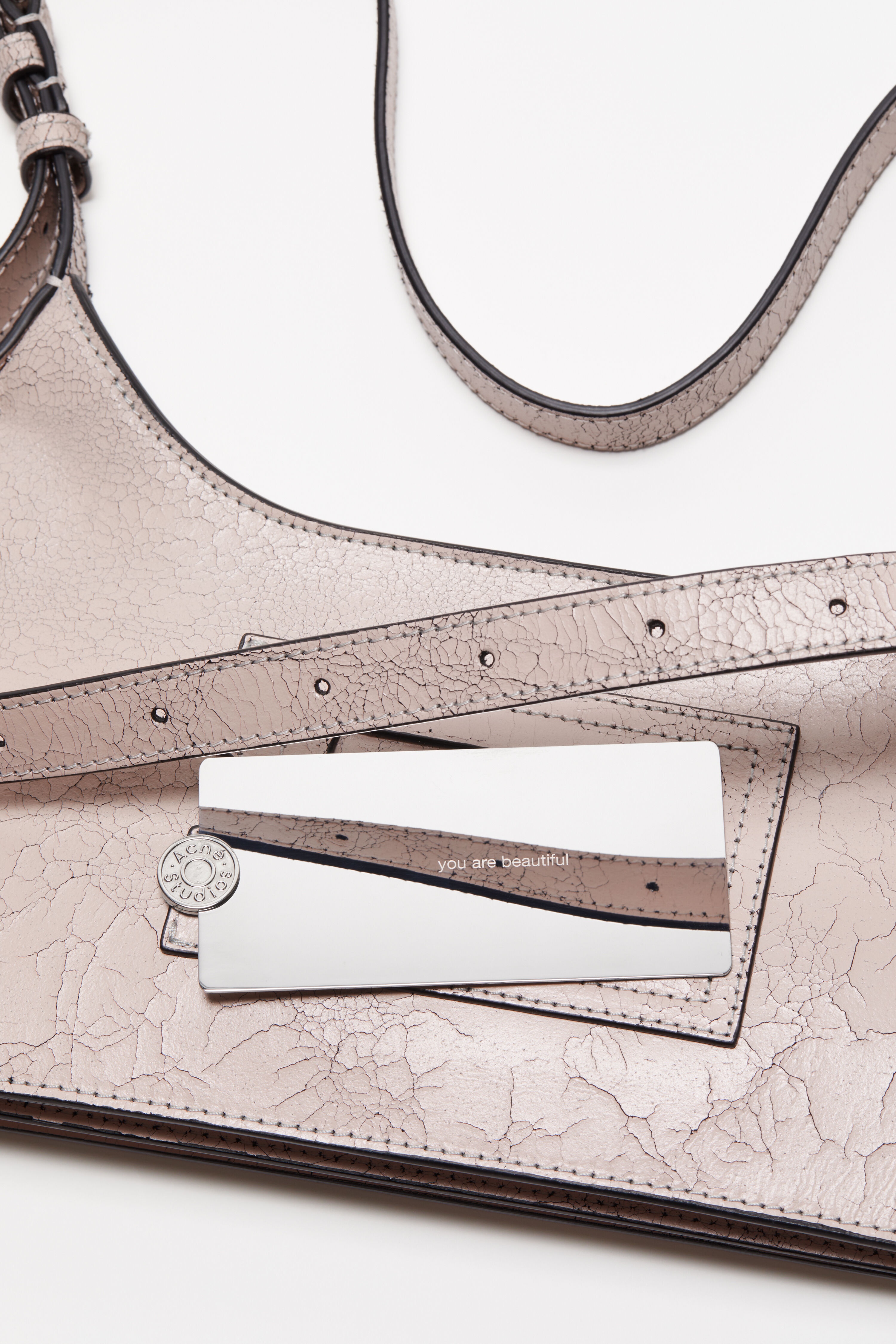 Platt mini shoulder bag - Pastel pink - 6