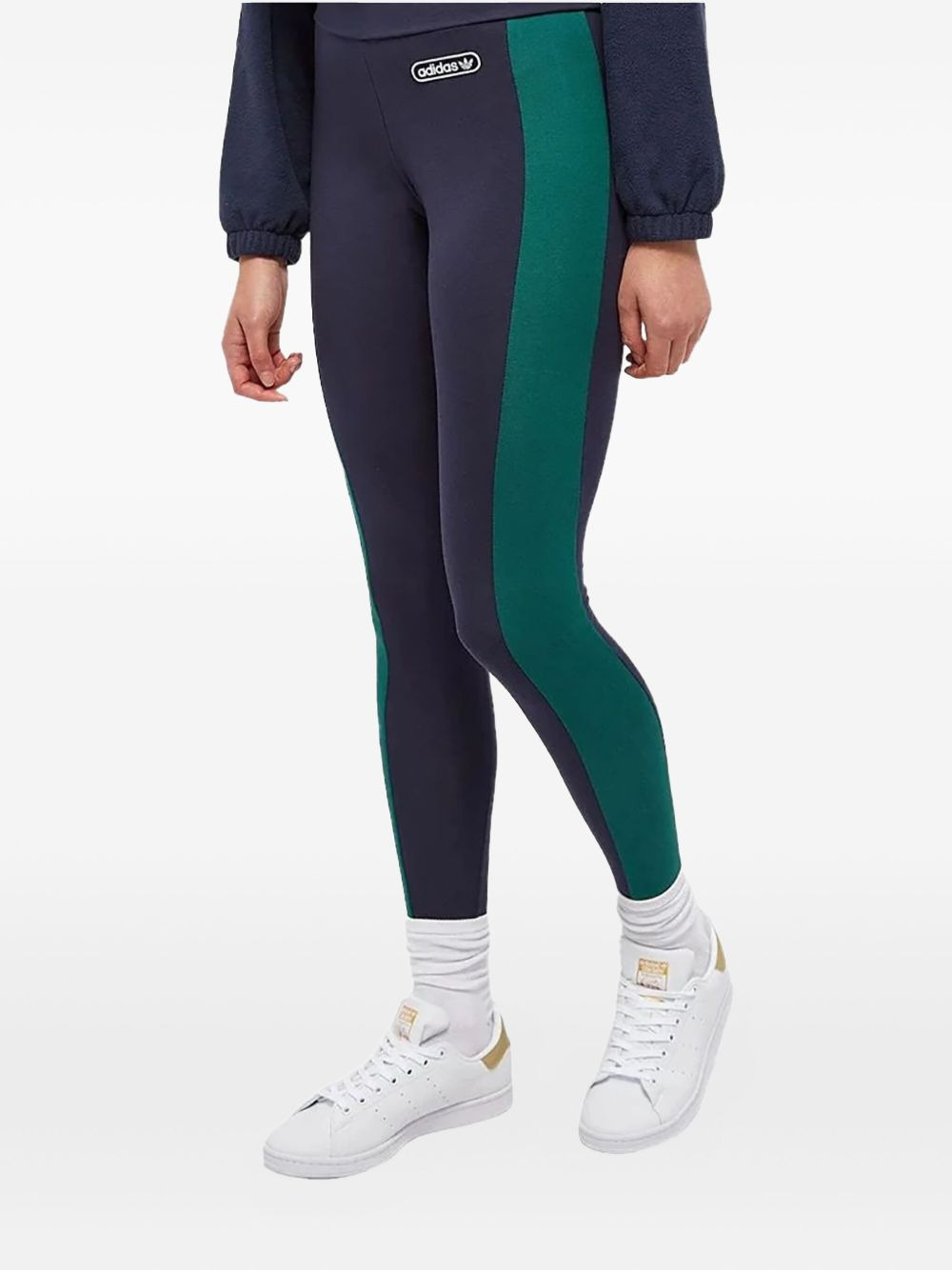 panelled leggings - 2