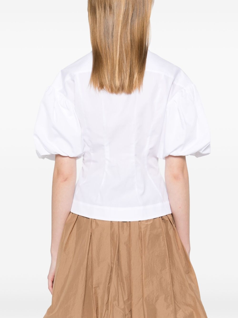 pearl-embellished shirt - 4