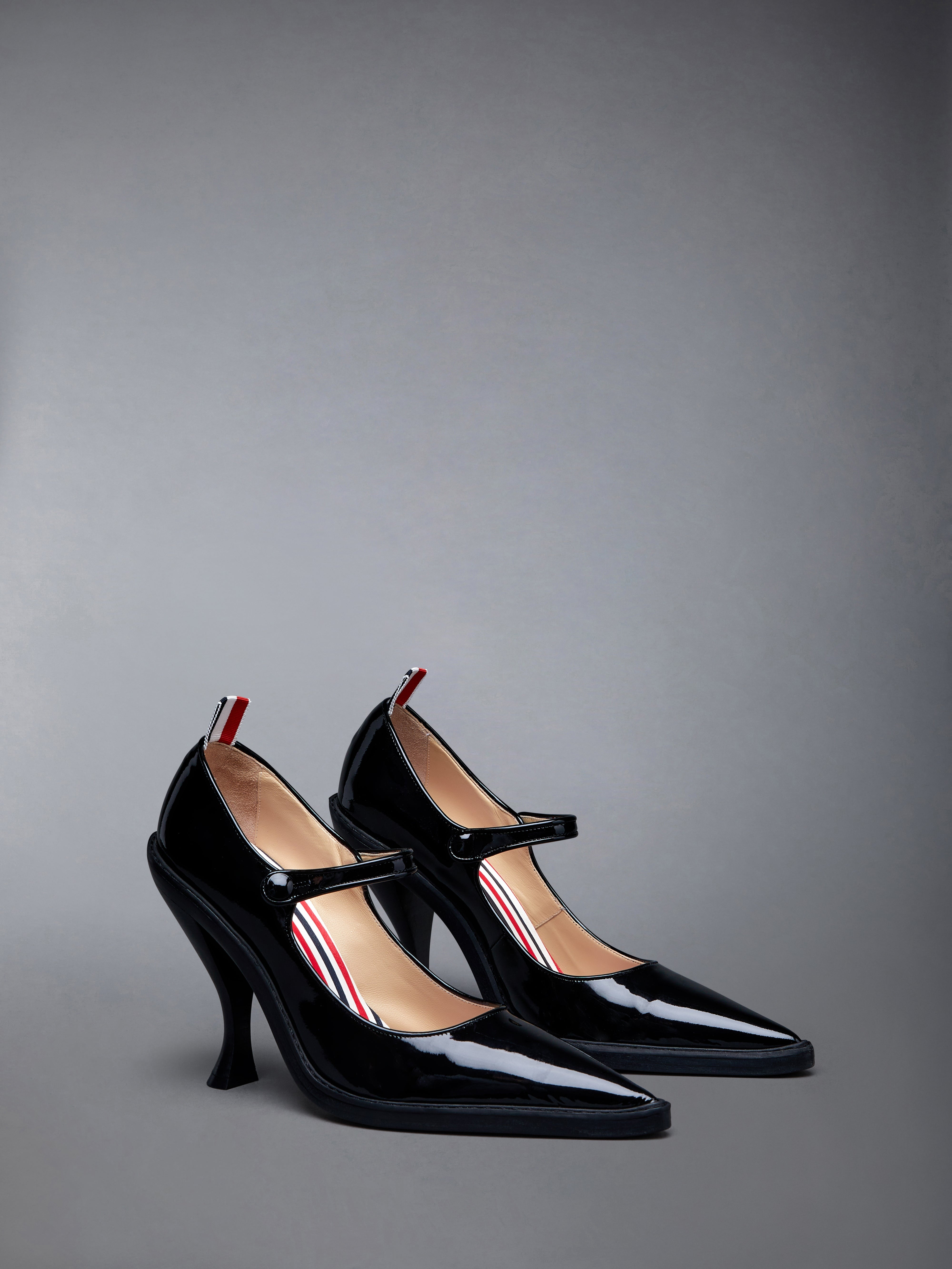 SOFT PATENT LEATHER CURVED HEEL POINTED TOE THOM JOHN - 2