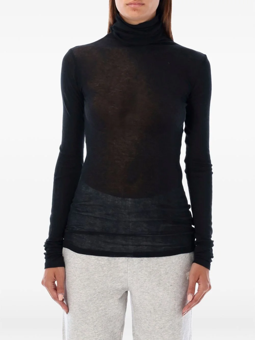 Massachusetts roll-neck long-sleeve T-shirt - 1