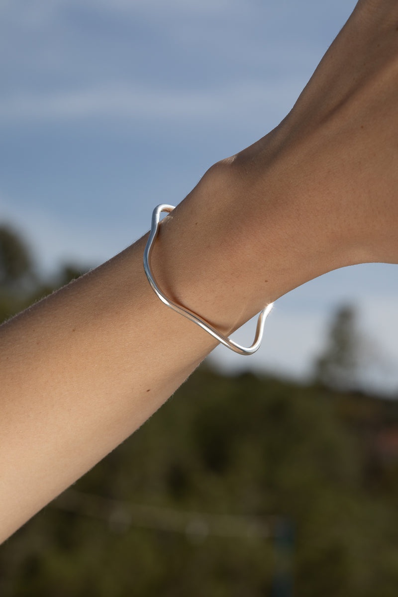 Thin Bangle Silver - 4