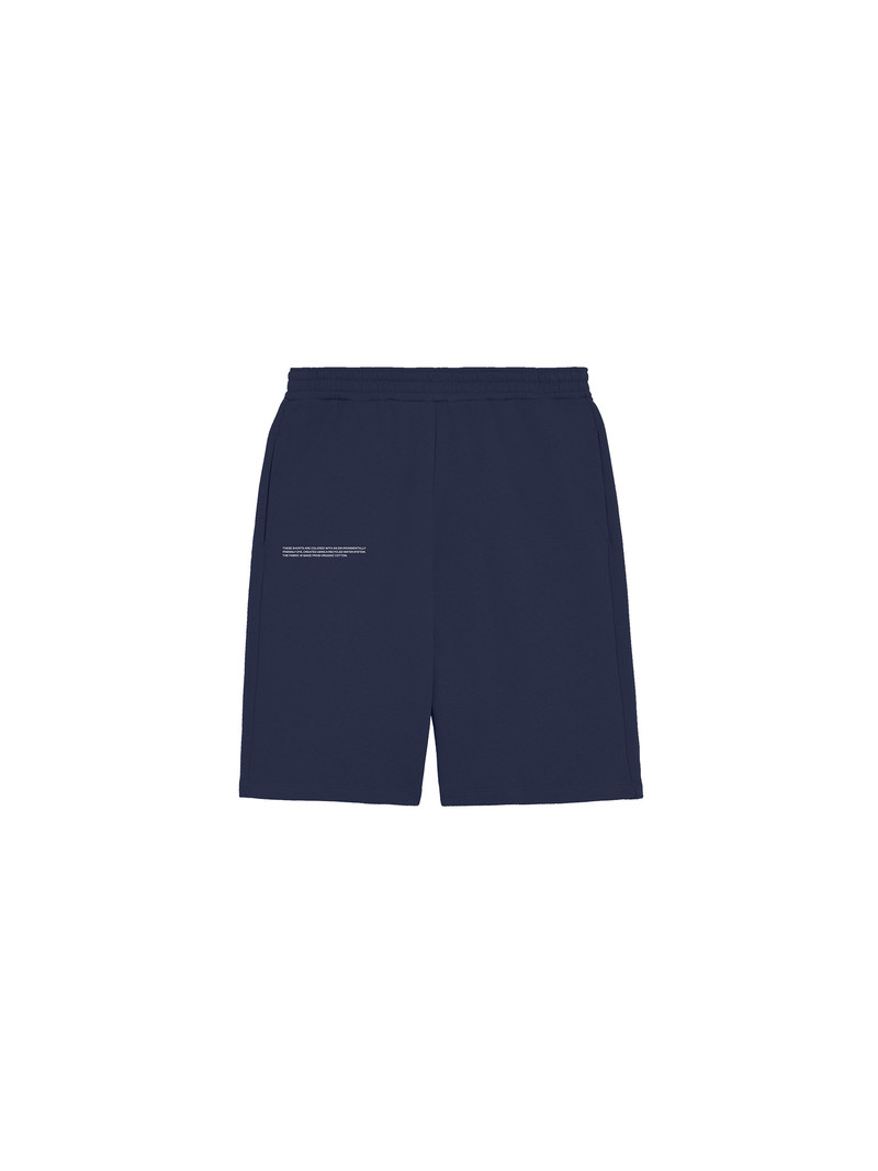 Womens 365 Midweight Long Shorts - Navy Blue - 1