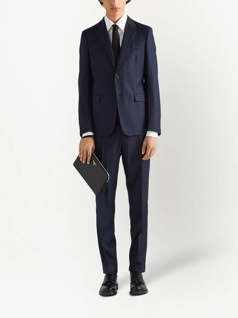 single-breasted wool suit - 2