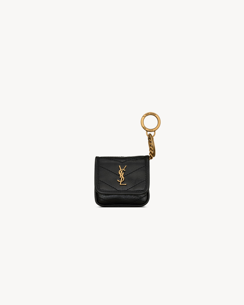 NIKI AIRPODS CASE IN VINTAGE LEATHER 1
