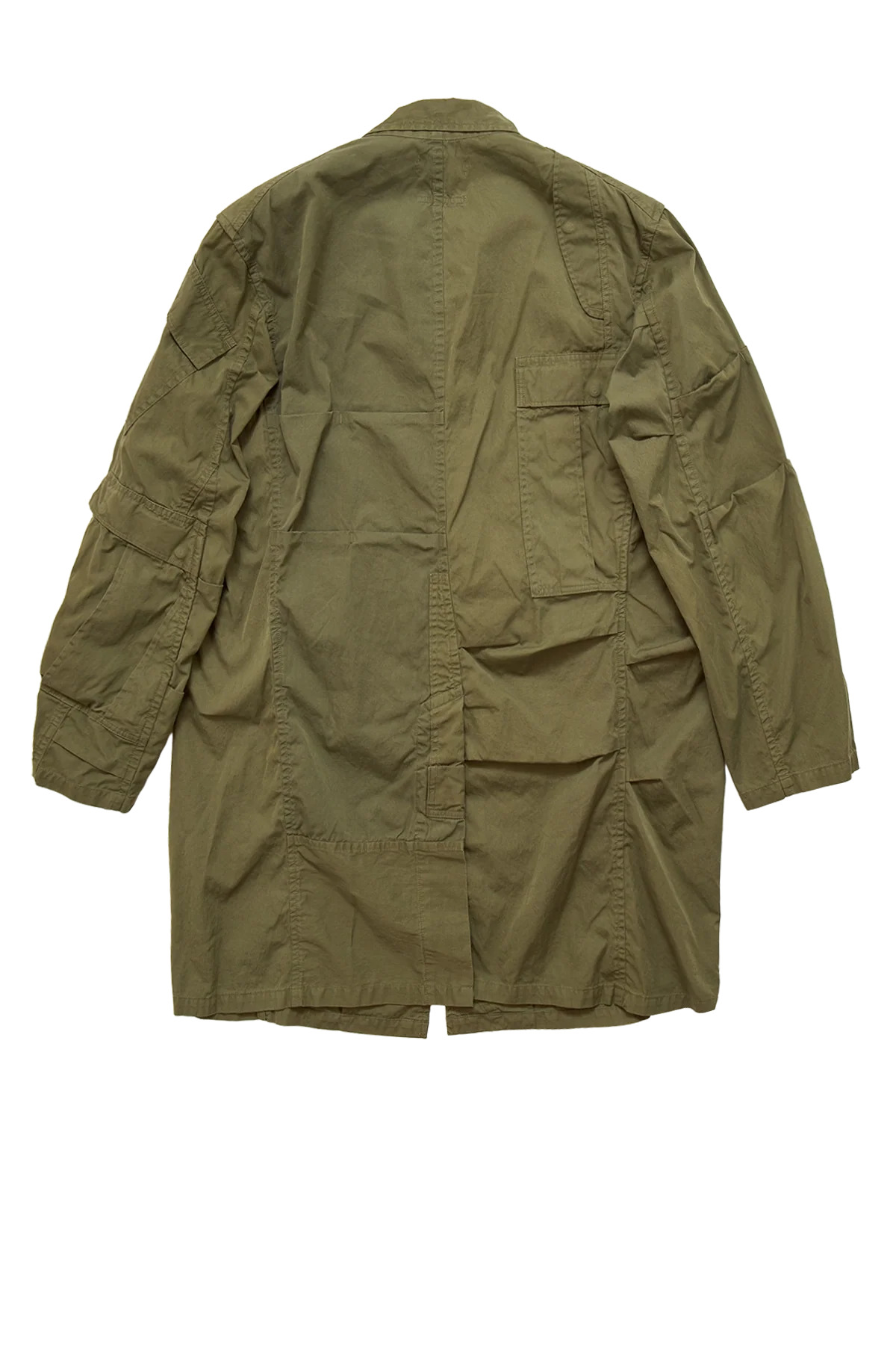 Eye Junya Watanabe Man Rebuild By Needles Multi Pocket Duster Coat Khaki - 5