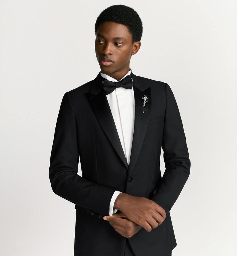 Dior CD Icon Lily of the Valley Bow Tie outlook