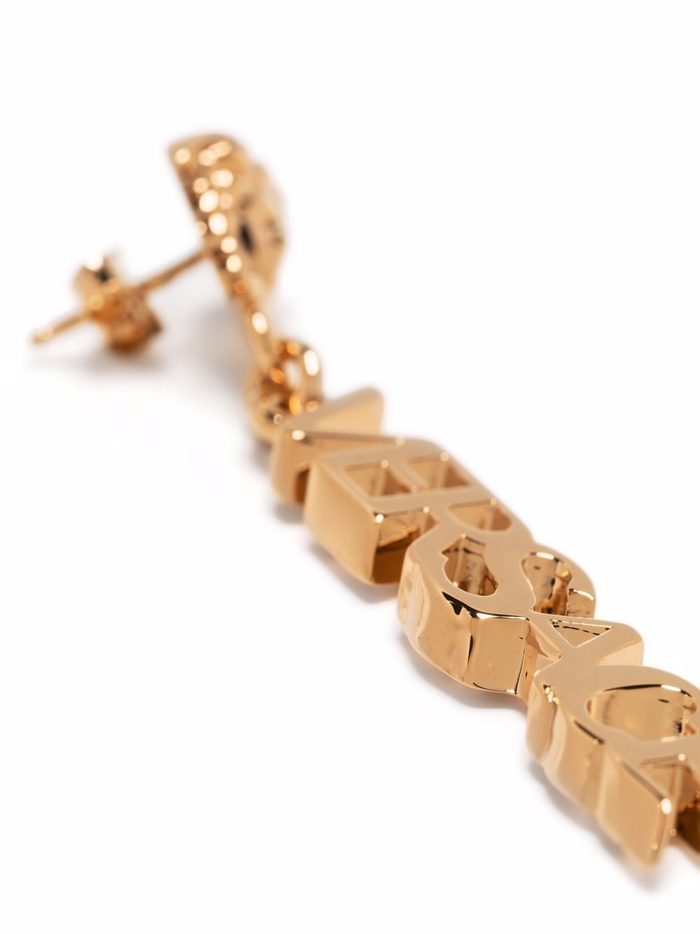 VERSACE La medusa logo drop earrings | tessabit | REVERSIBLE