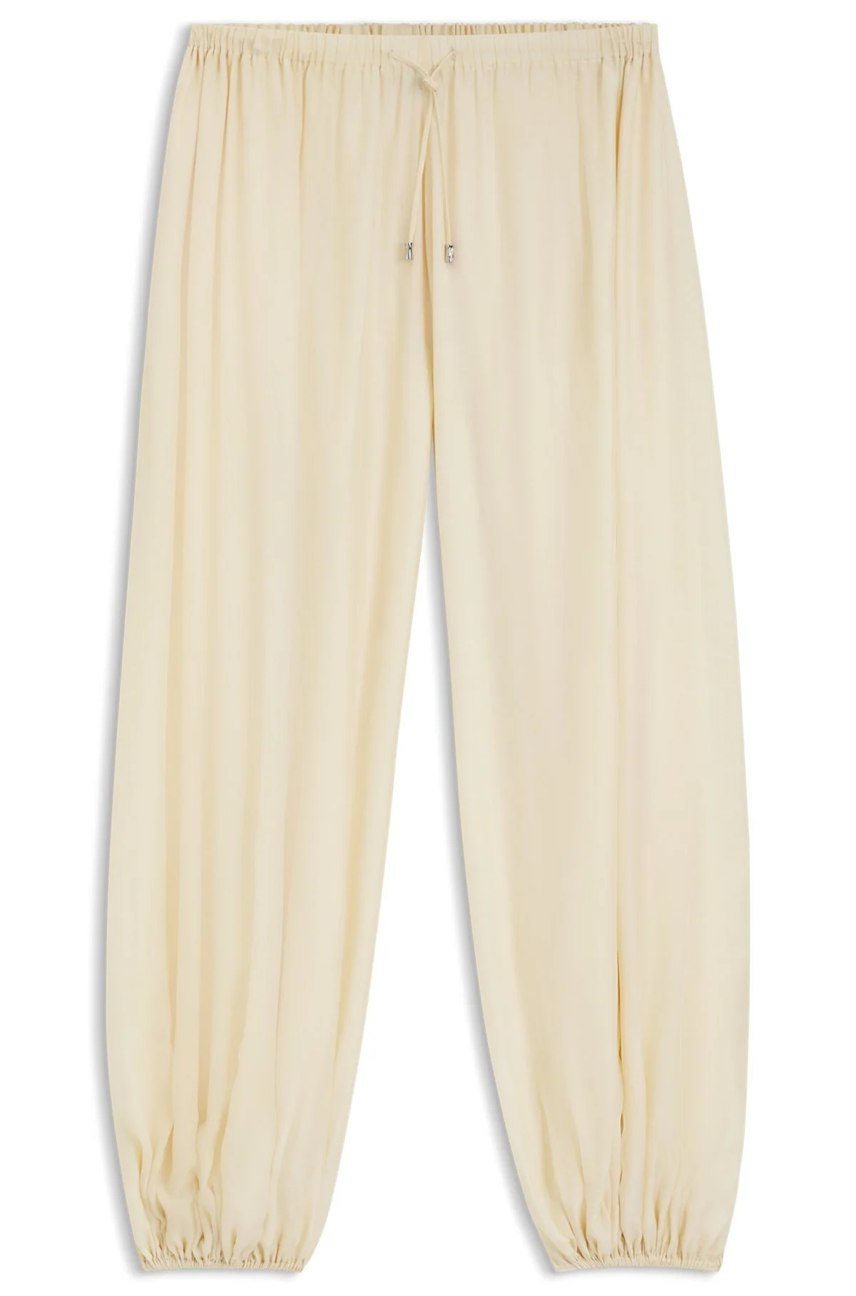 WIDE-LEG-FIT PANTS BLENDED WITH MODAL - 1