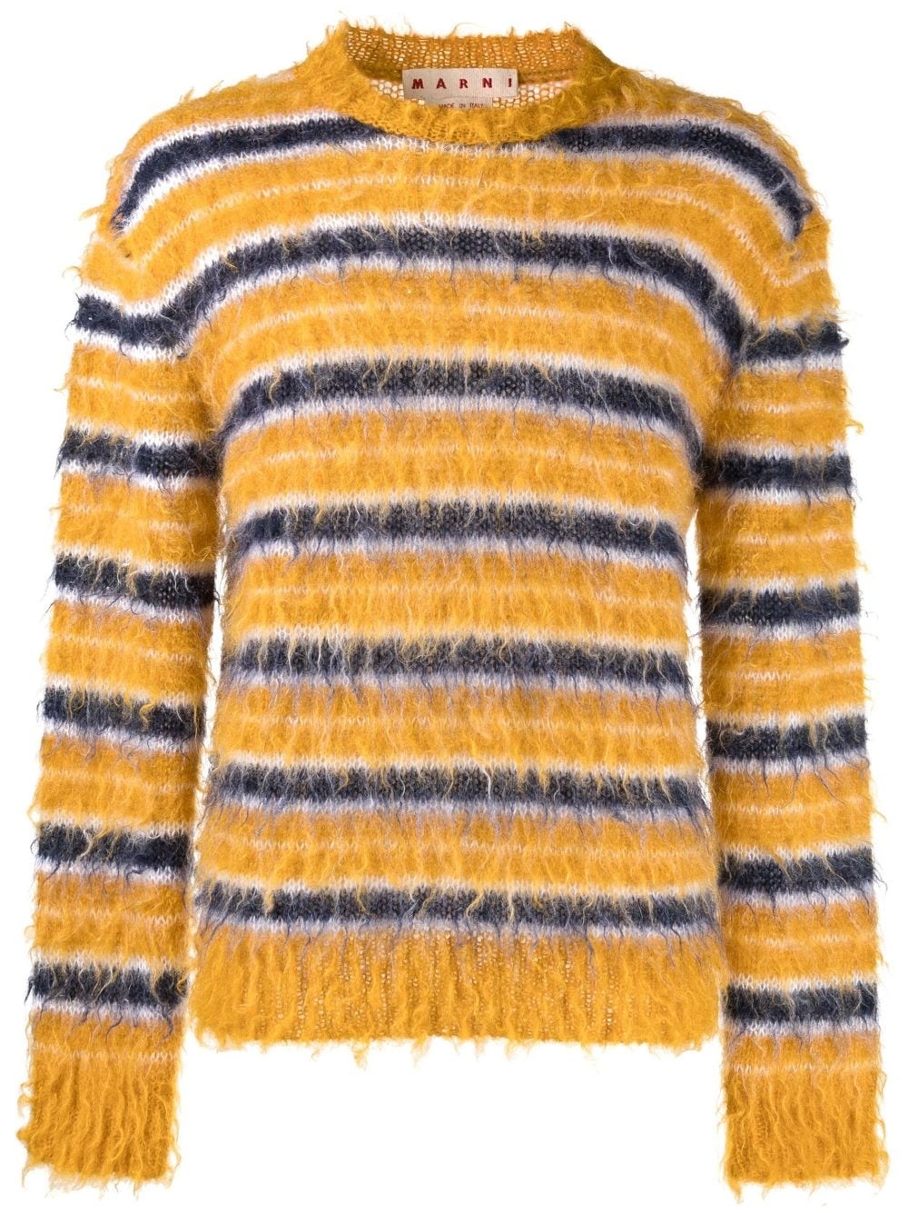 striped long-sleeve sweater - 1