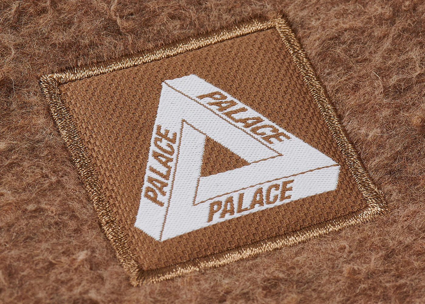 Palace Wooly Zip Jacket Beige - 3