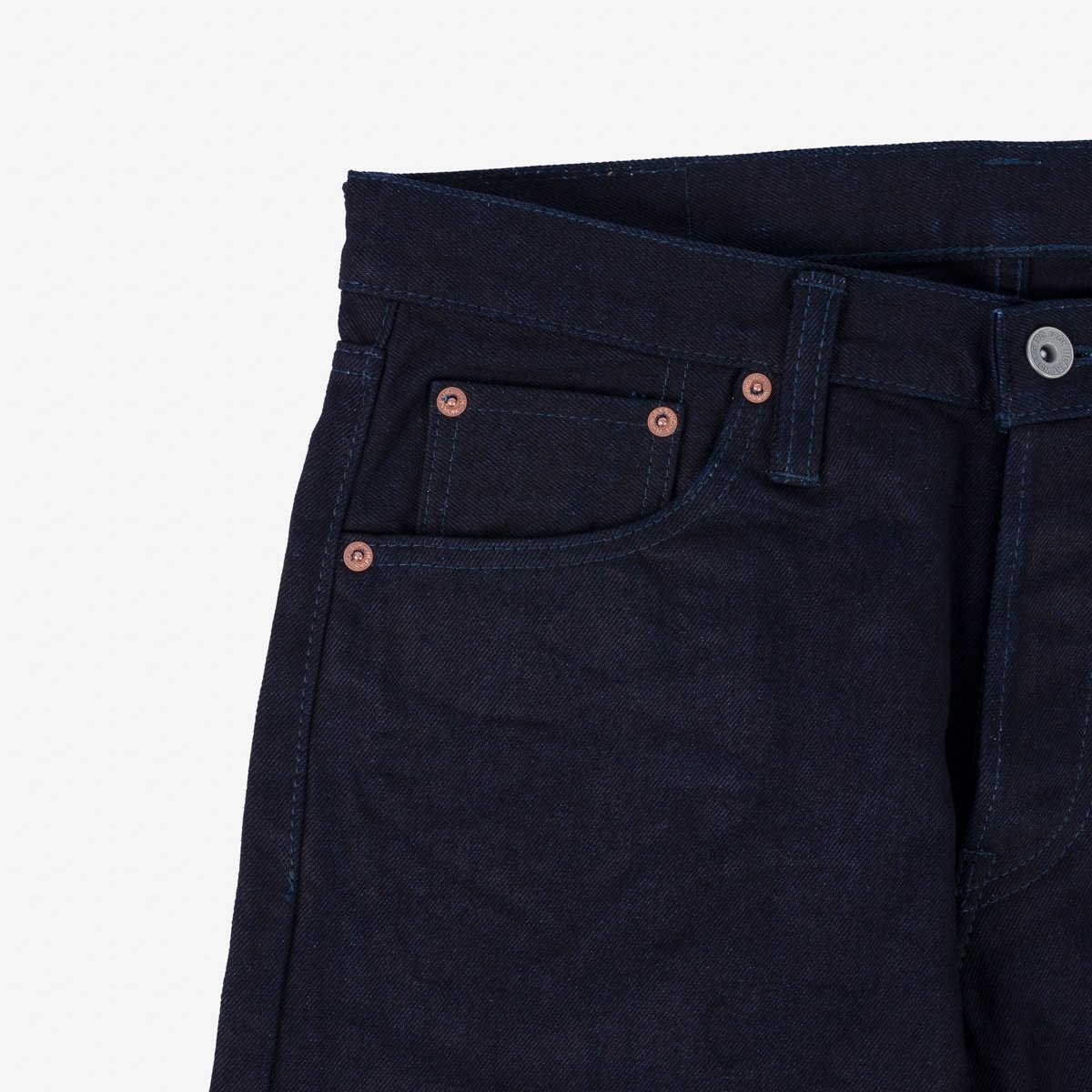 IH-777S-14ii 14oz Selvedge Denim Slim Tapered Cut Jeans - Indigo/Indigo - 9