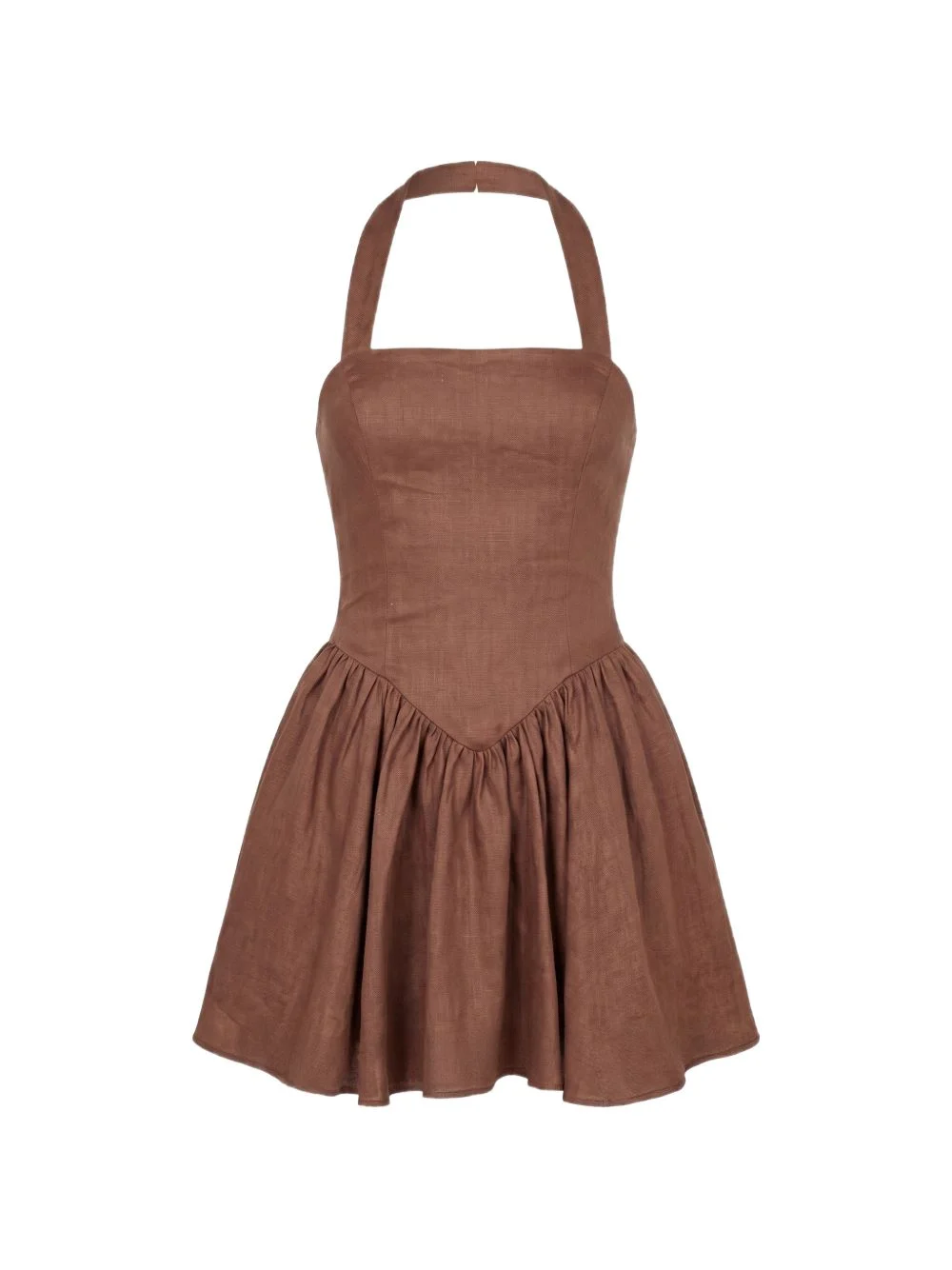 Amalie halter-neck dress - 1