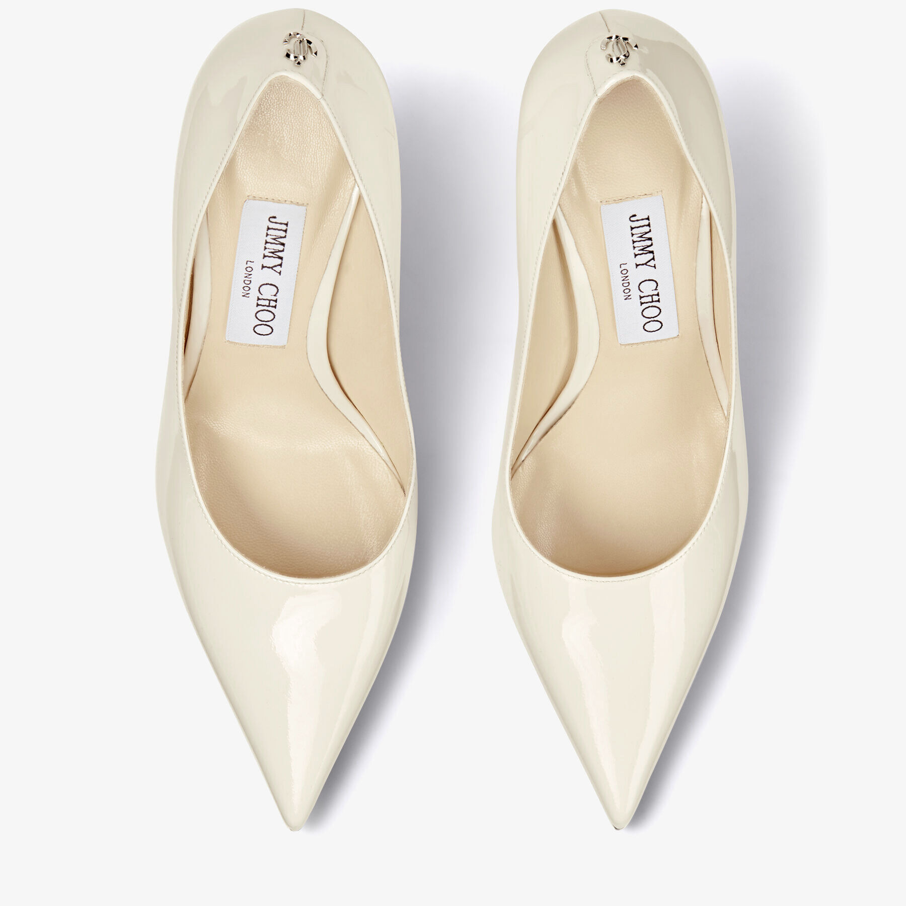 Love 85
Latte Patent Leather Pumps with JC Emblem - 4