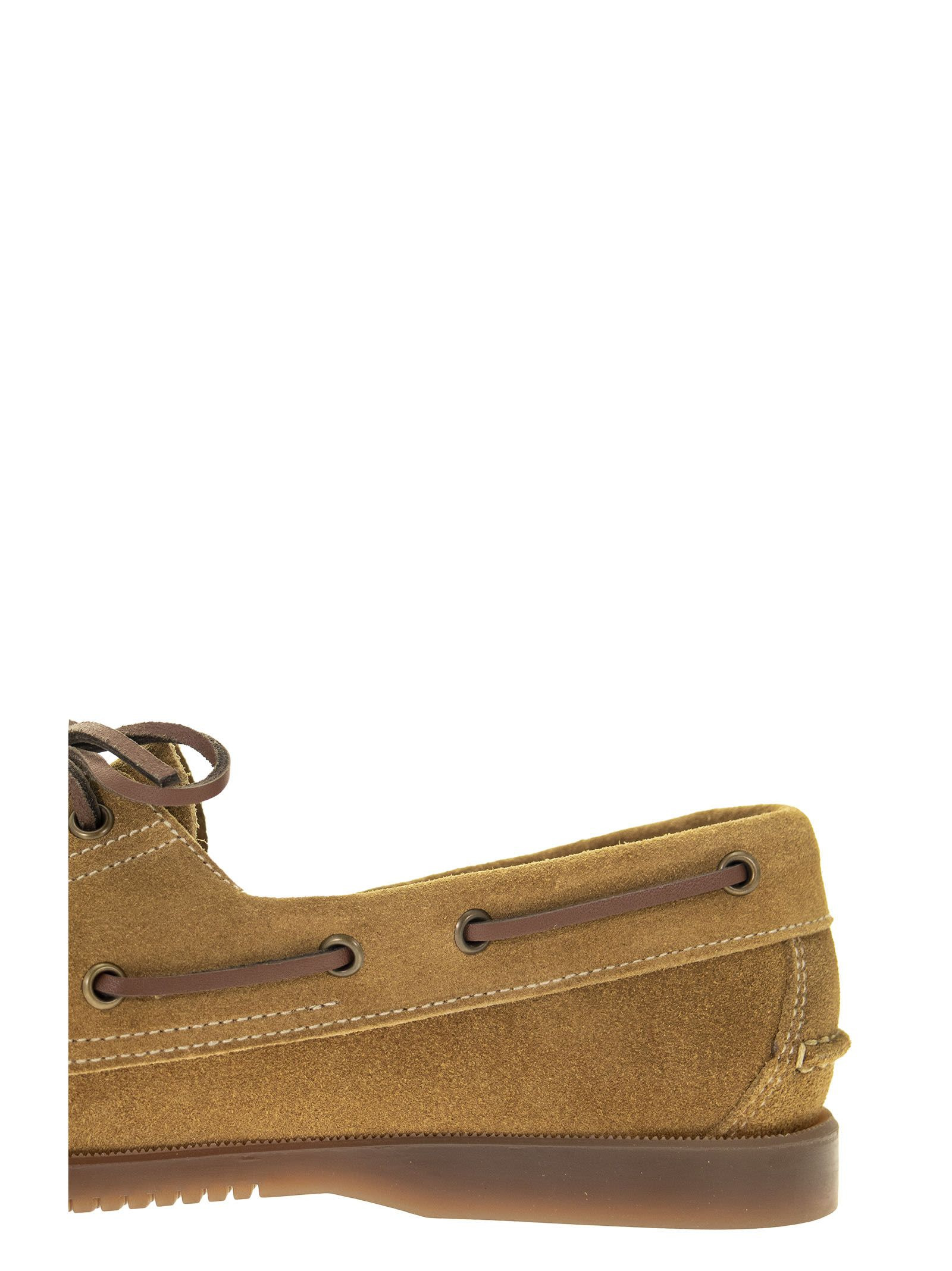 Paraboot Men Barth - Suede Boat Shoes - 7