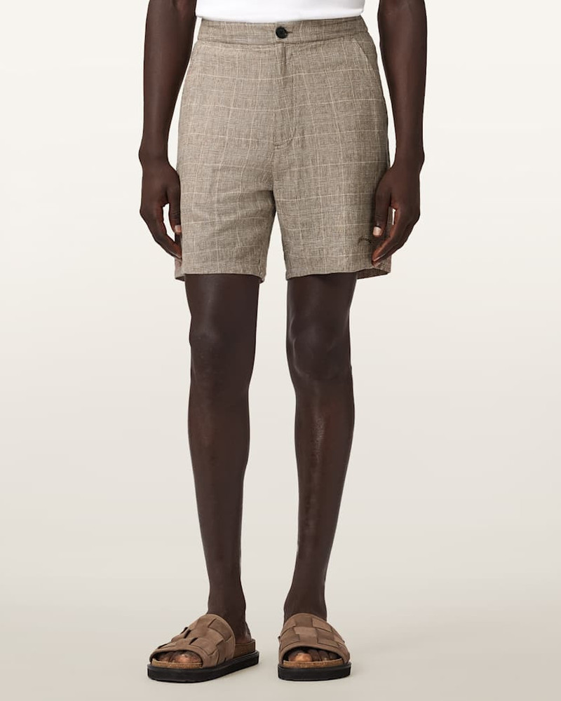 KEAL LINEN BLEND RELAXED FIT SHORTS 3
