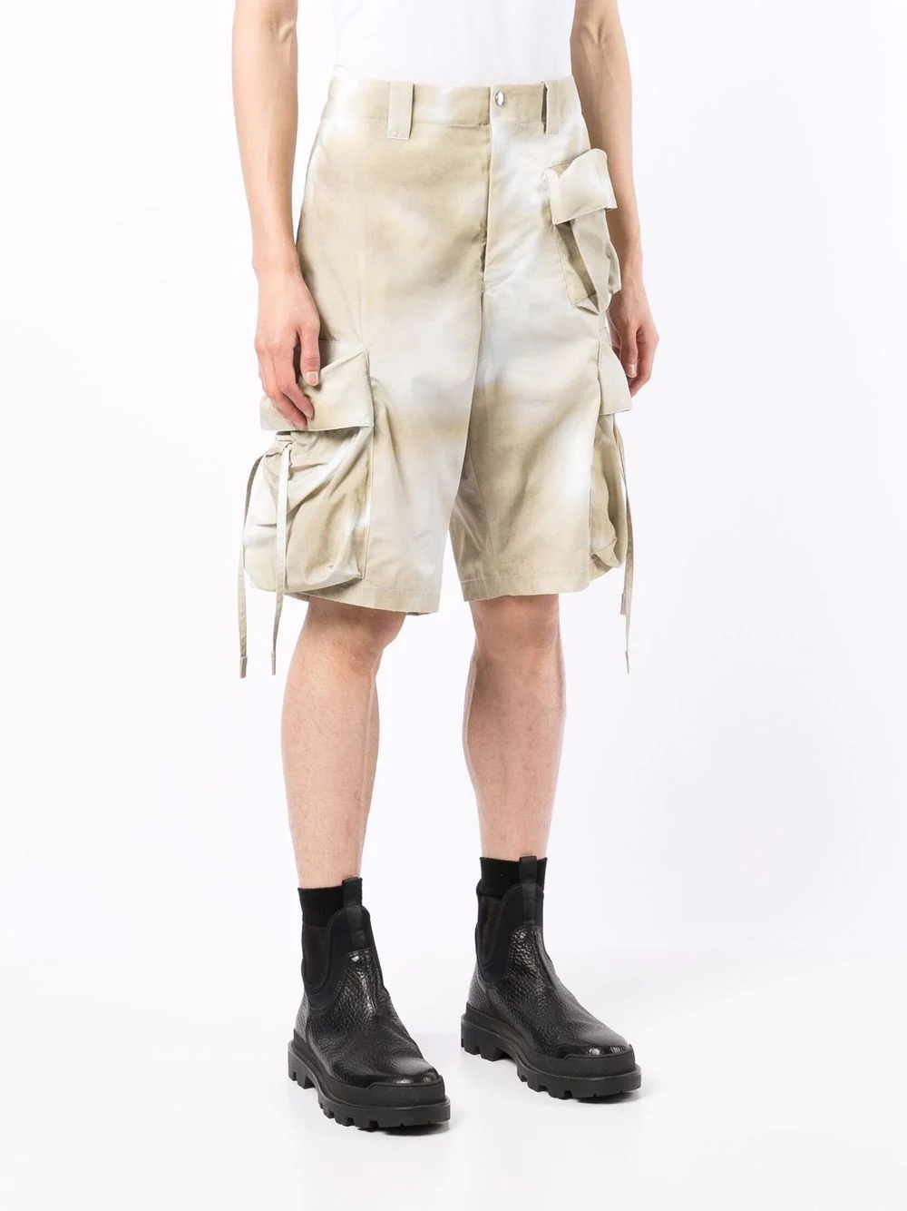 Puff wide-leg cargo shorts - 3