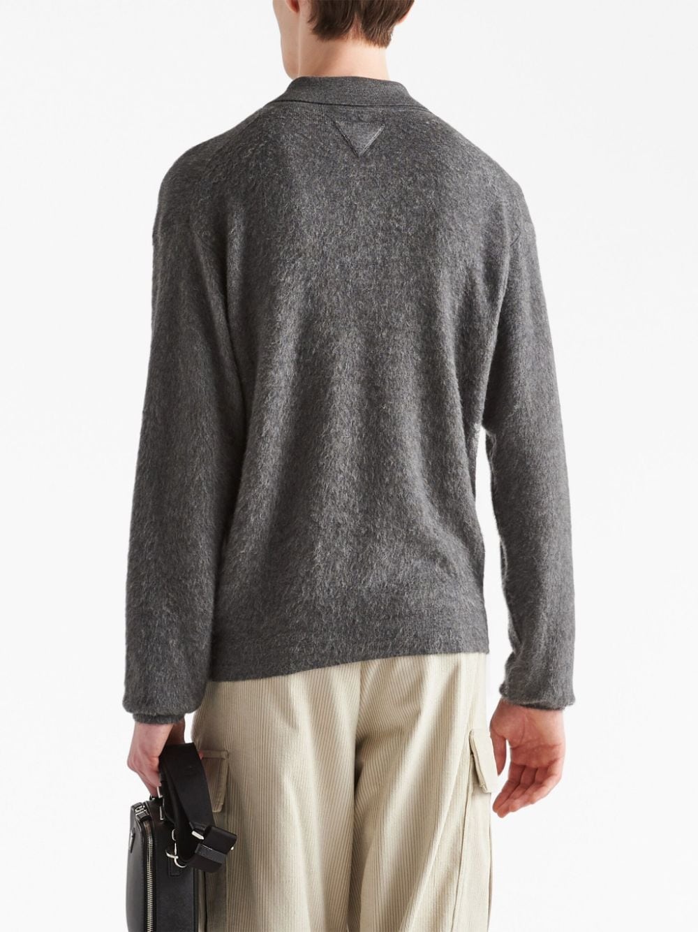 polo-collar cashmere jumper - 4