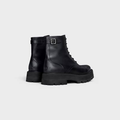 CELINE CELINE BULKY LACE-UP BOOT WITH STUDDED OUTSOLE in SHINY BULL outlook