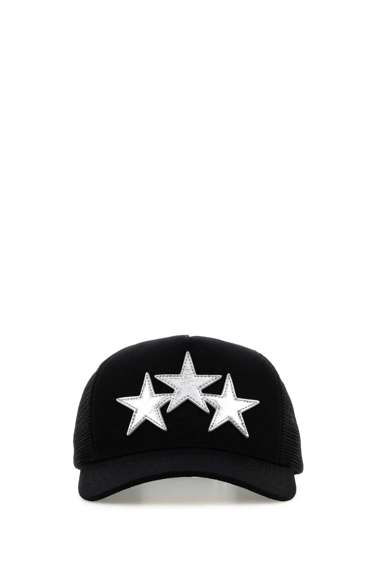 Amiri Men Black Mesh And Canvas Baseball Cap - 1