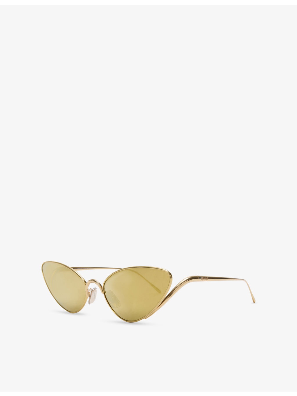 Shooting Star Cat-Eye Frame Metal Sunglasses - 2