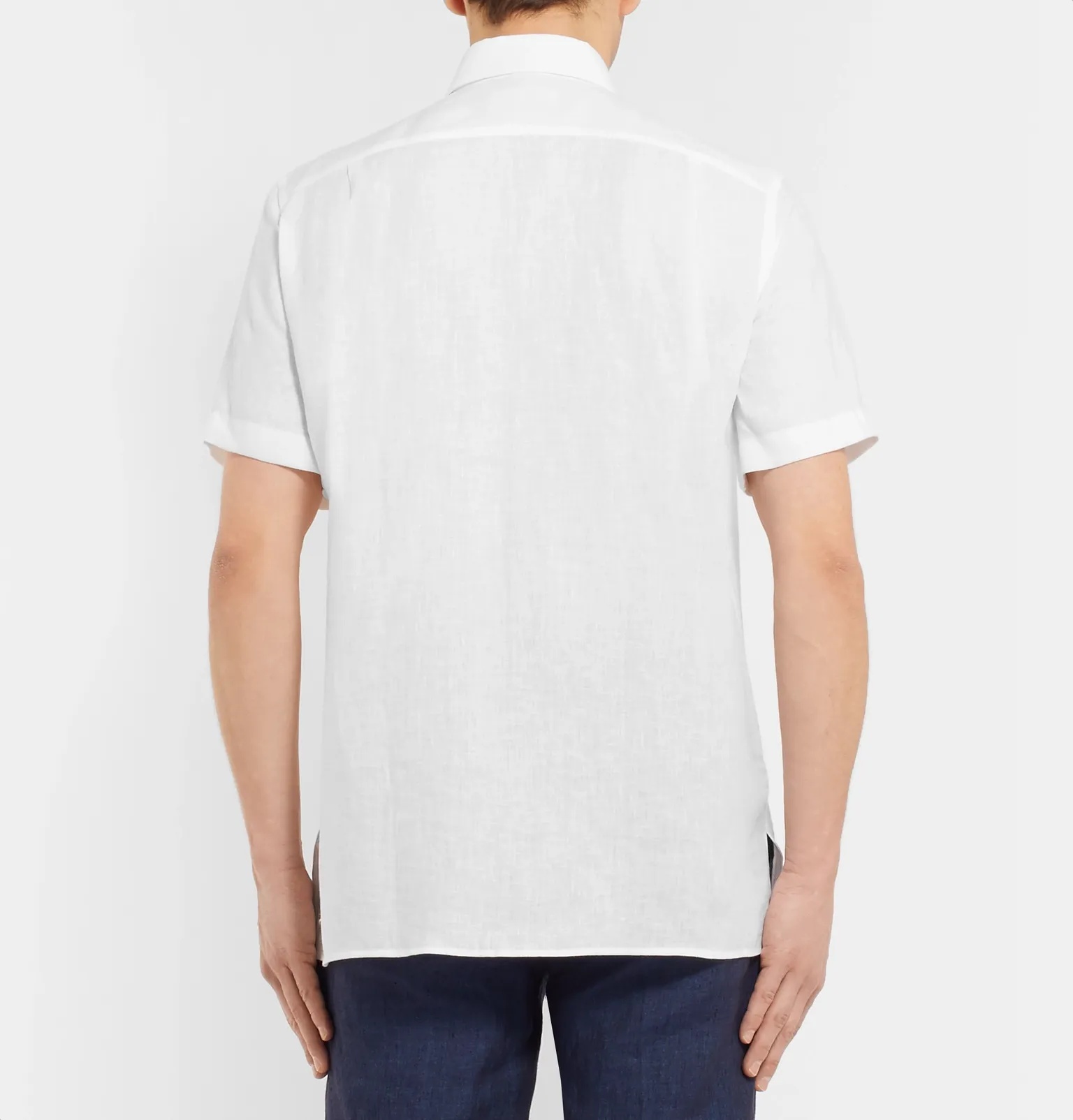 Mélange Slub Linen Shirt - 5