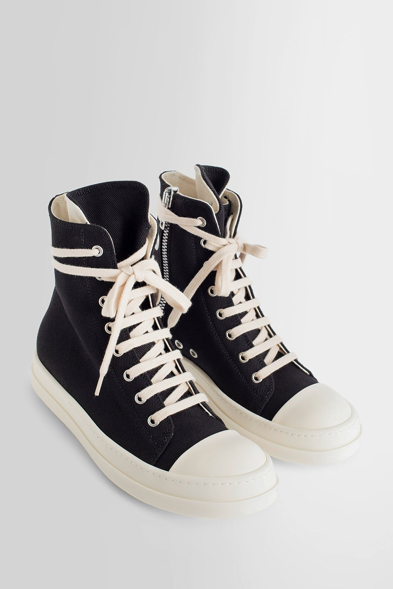 RICK OWENS WOMAN BLACK SNEAKERS - 6