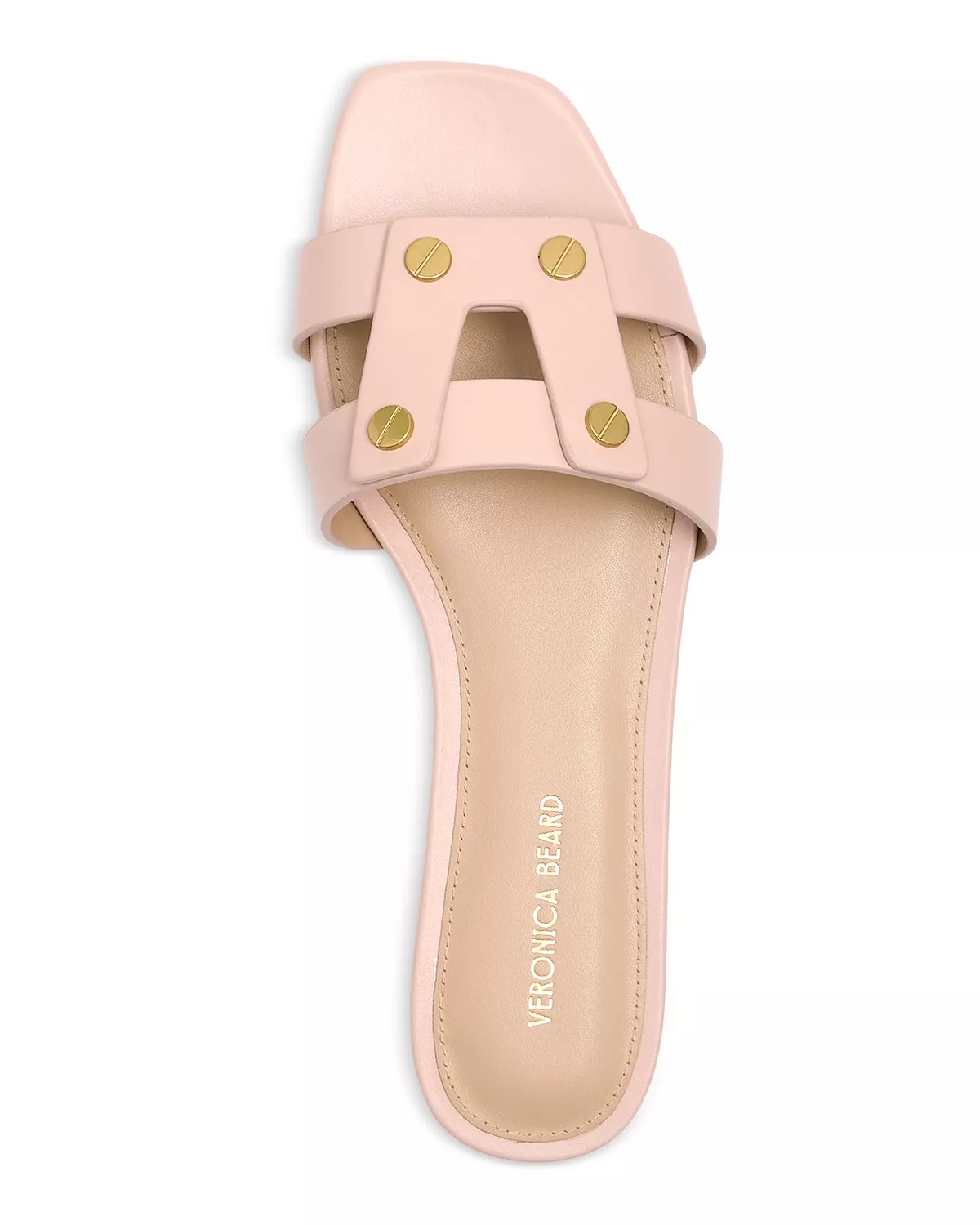 Women's Via Leather Slide Sandals - 3