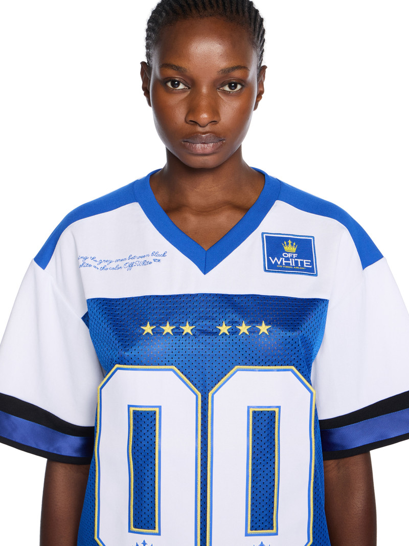 00 Royal Mesh Football Logo Tee 5