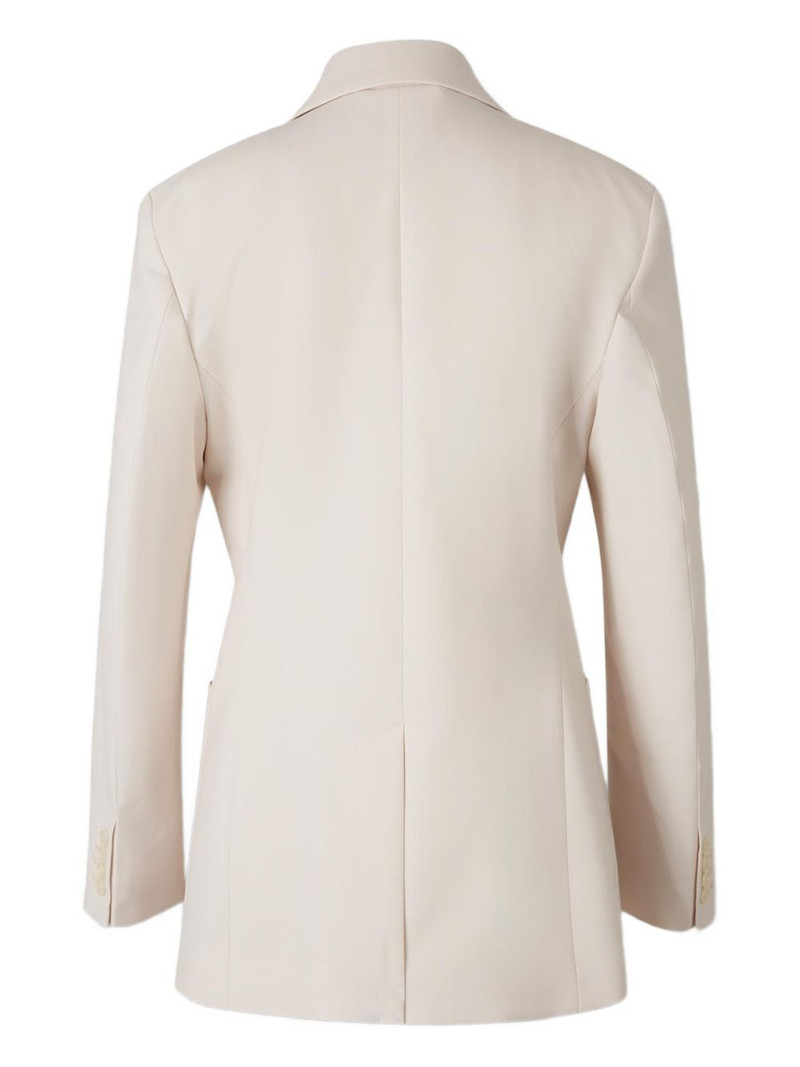 Victoria Beckham side-pocket buttoned blazer outlook
