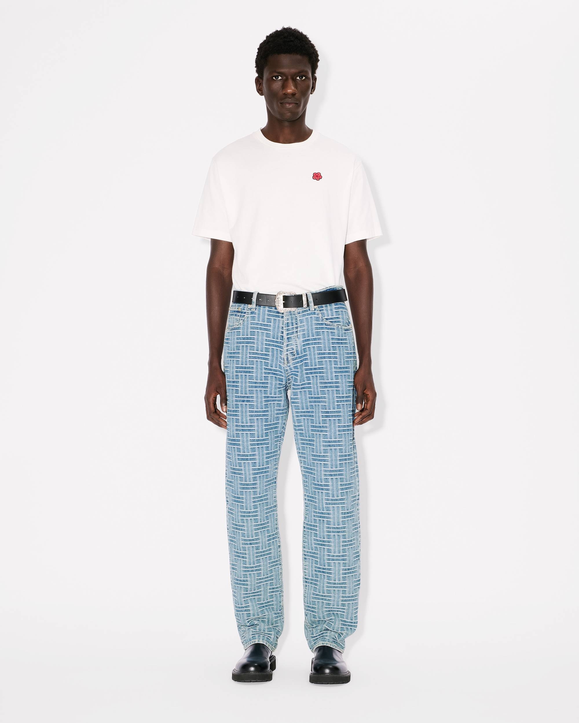 'KENZO Weave' BOTAN loose jeans in japanese denim - 5