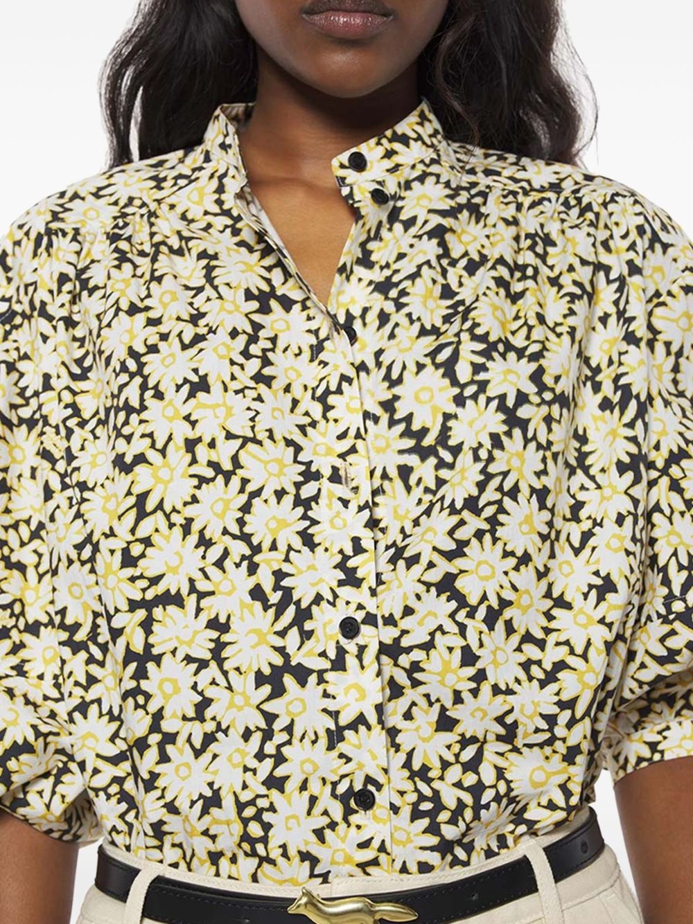 floral-print shirt - 5