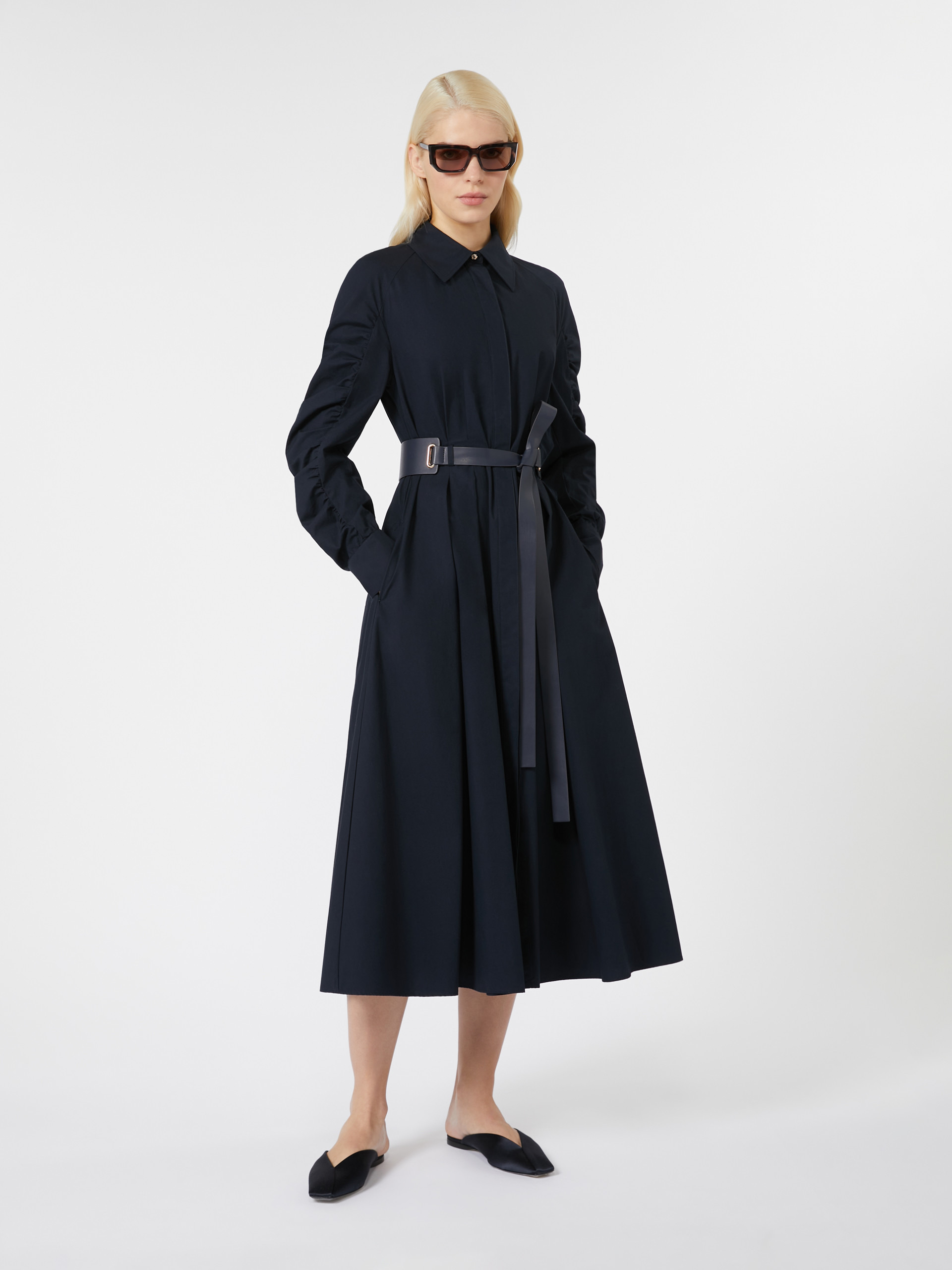 VALDESE Cotton poplin shirt dress - 2