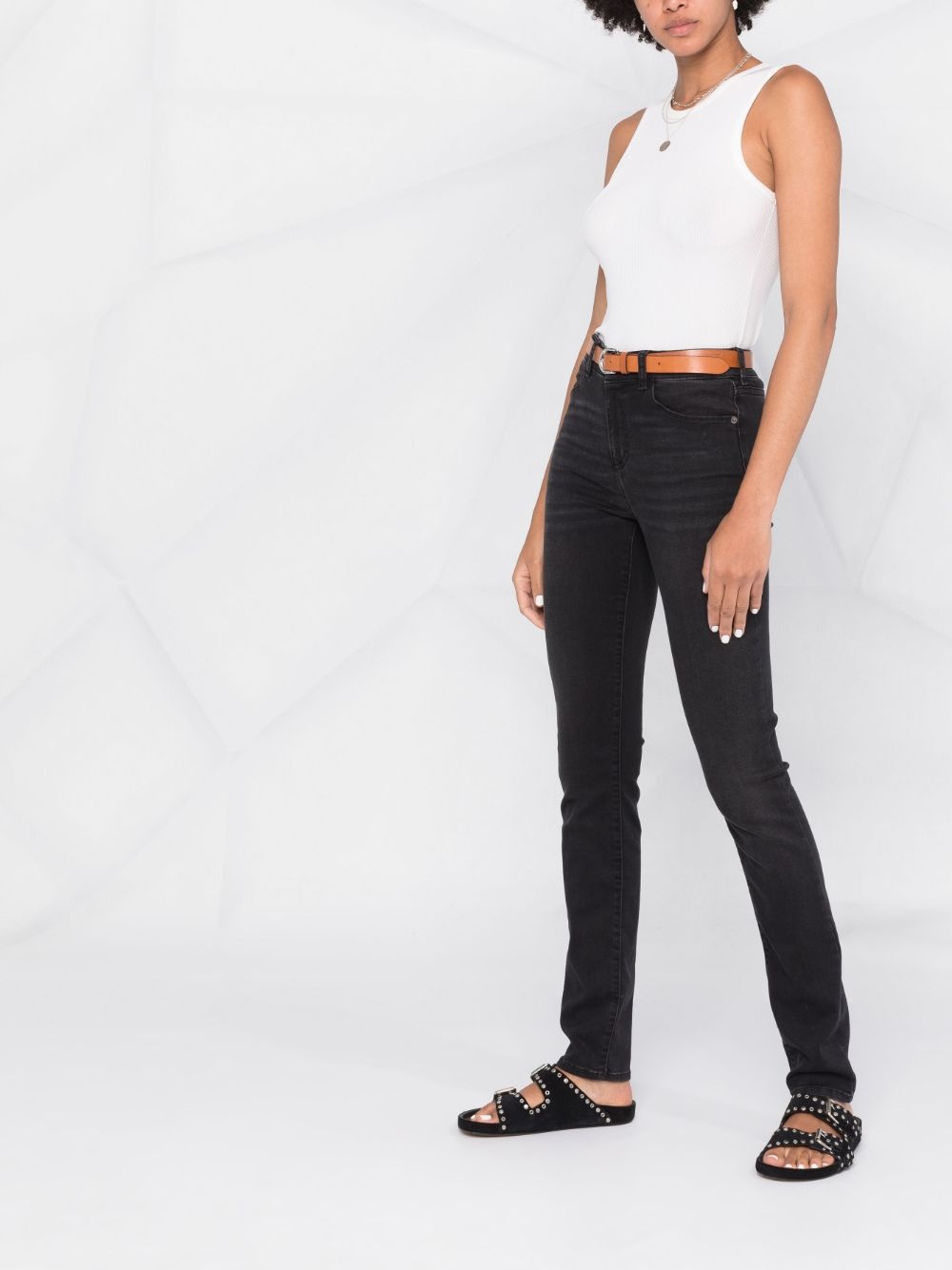 logo-patch skinny trousers - 4