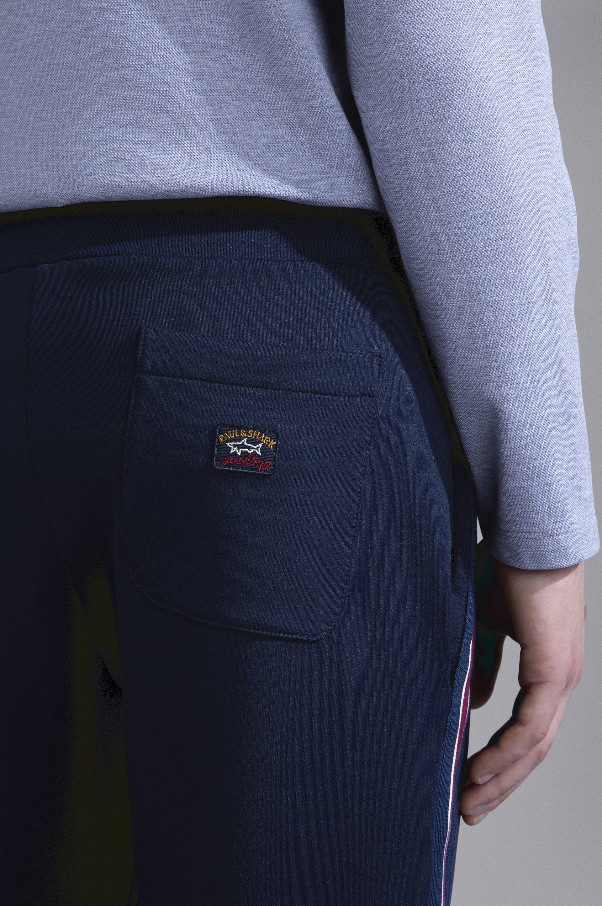 NYLON TRACKPANTS WITH SIDE TAPE - 4