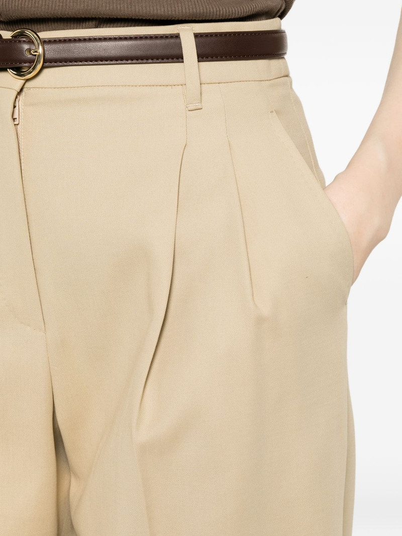Divo pleated belt trousers 5