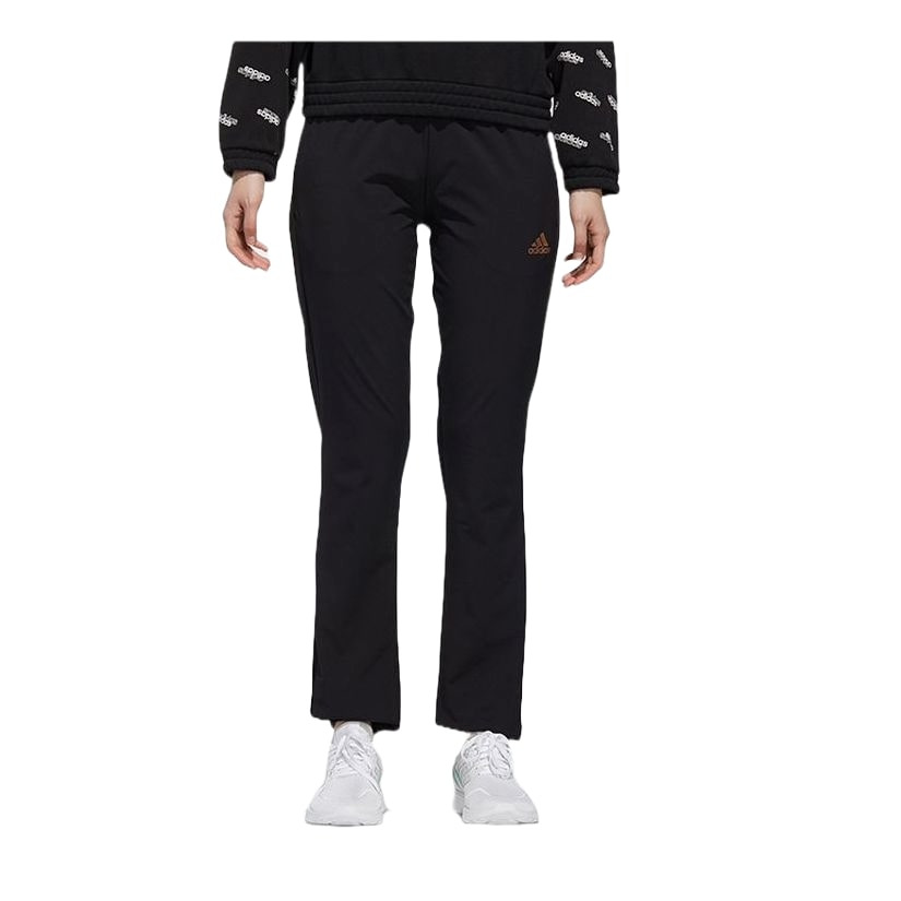 (WMNS) adidas Woven Pants 'Black' GL6311 - 3