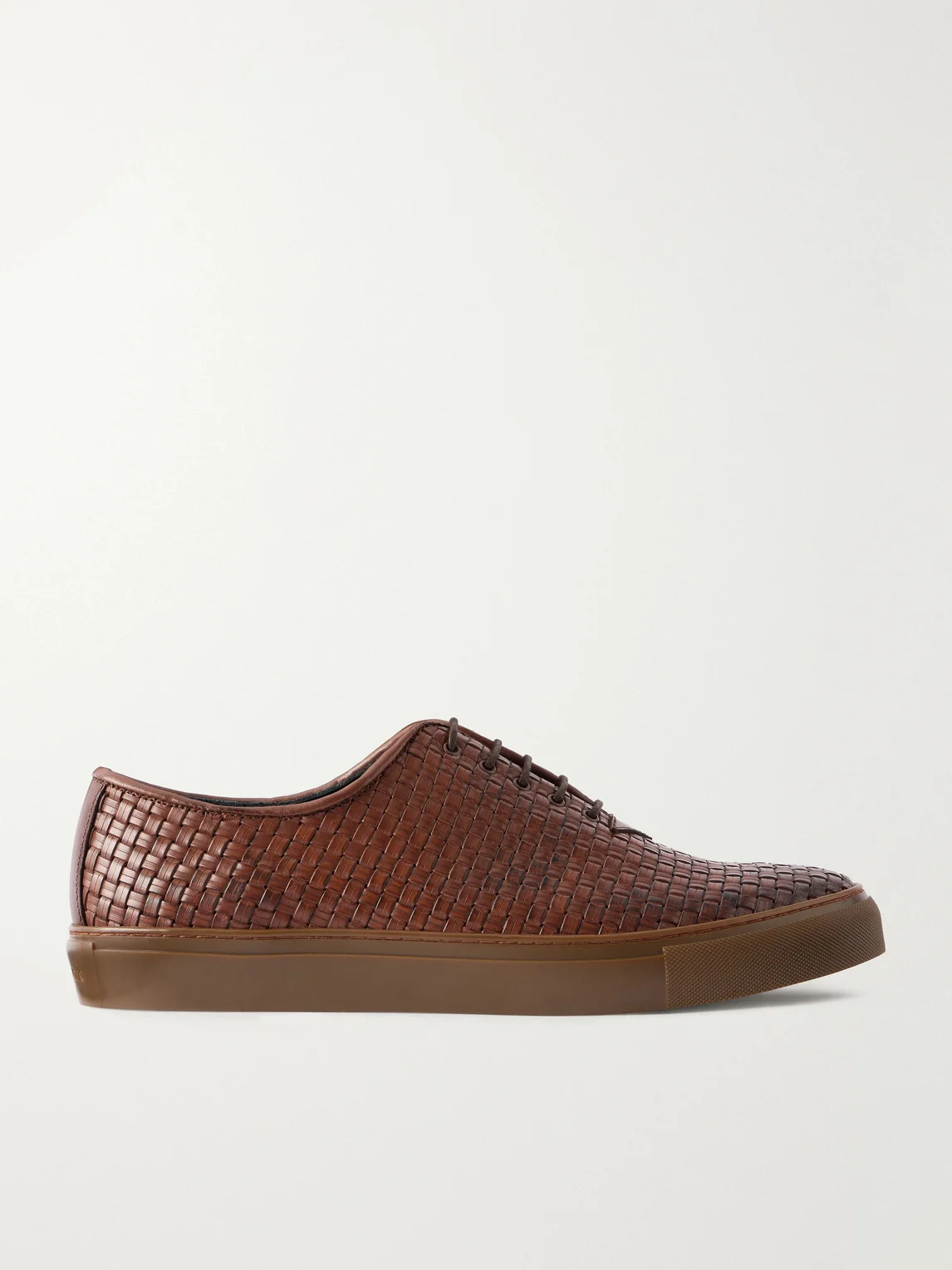 Mie Woven Leather Sneakers - 1