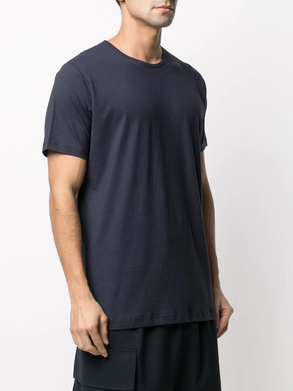 round neck cotton T-shirt - 3