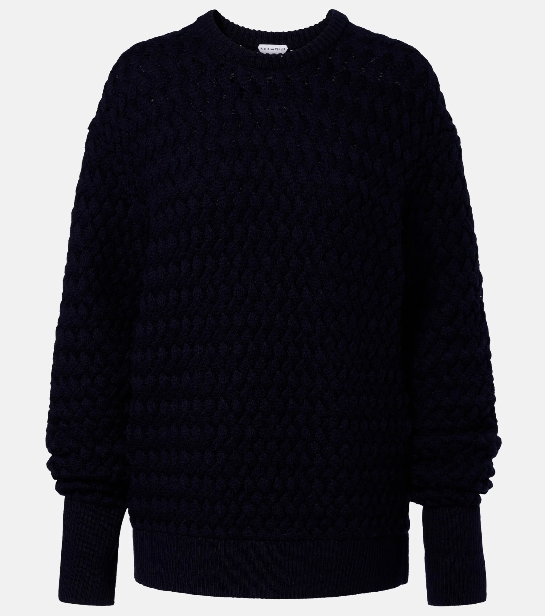 Intrecciato wool sweater - 1