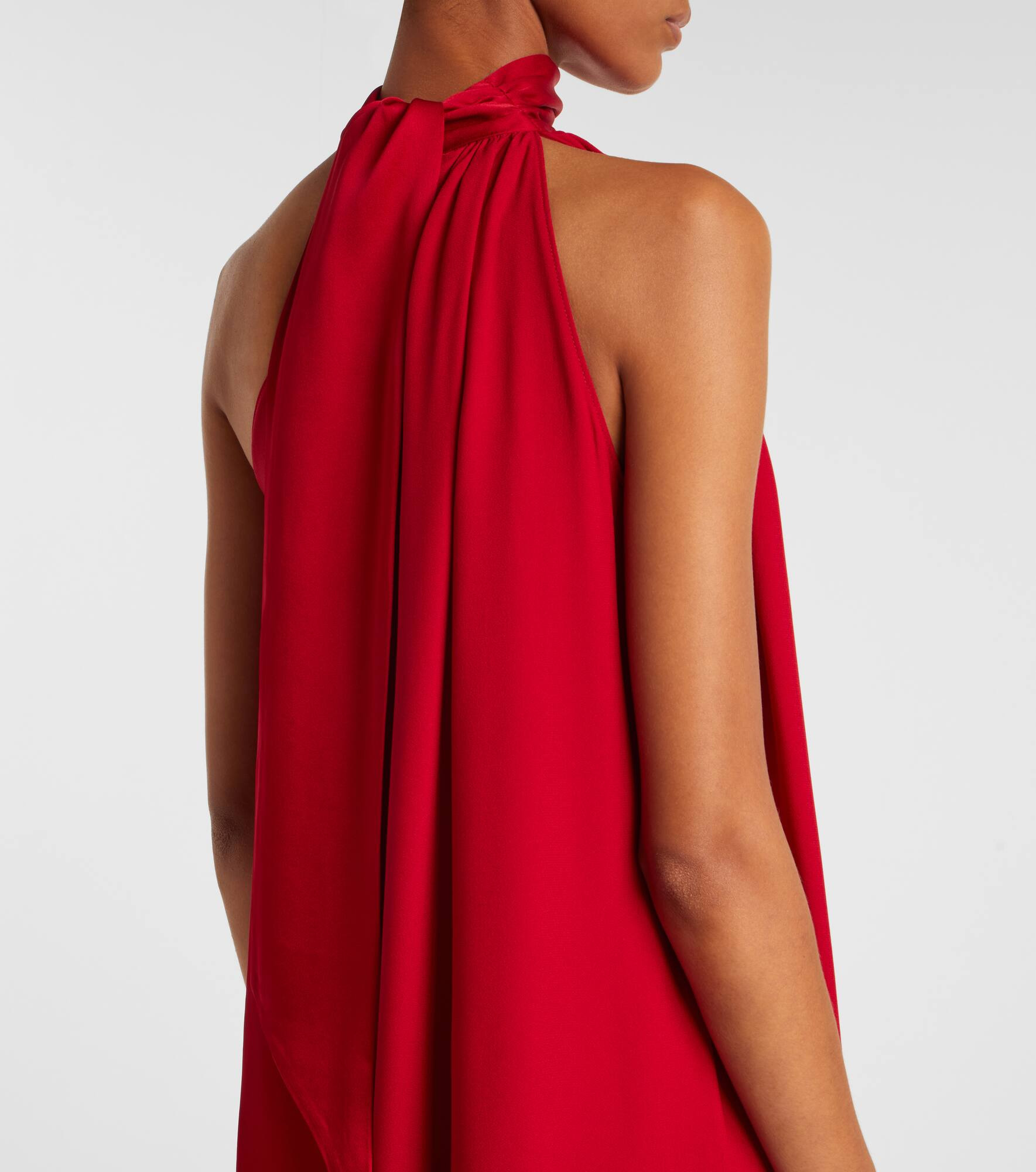 Astor scarf-detail maxi dress - 6