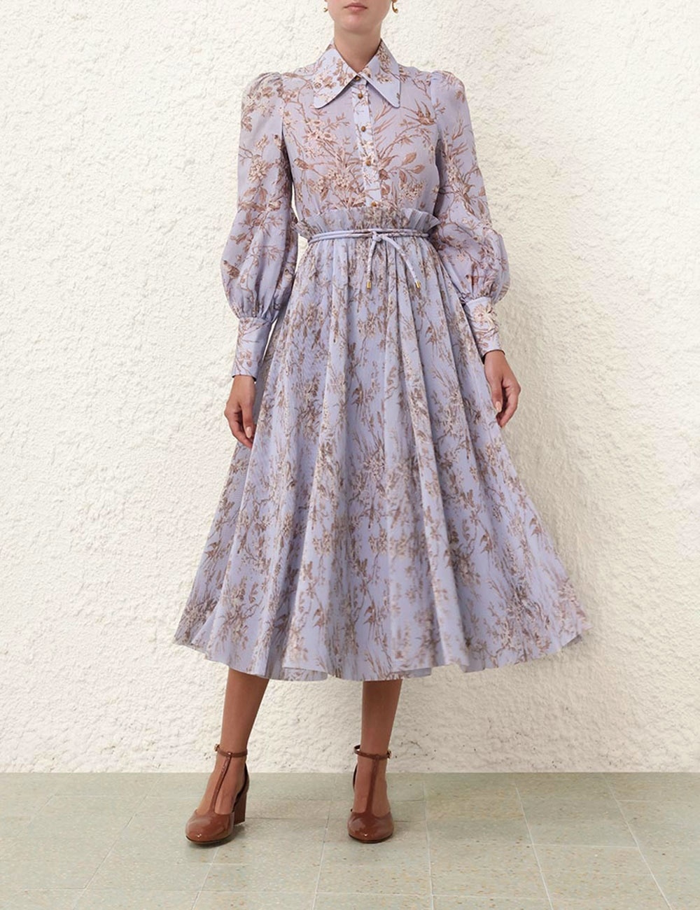 PLEATED MIDI SKIRT - 2