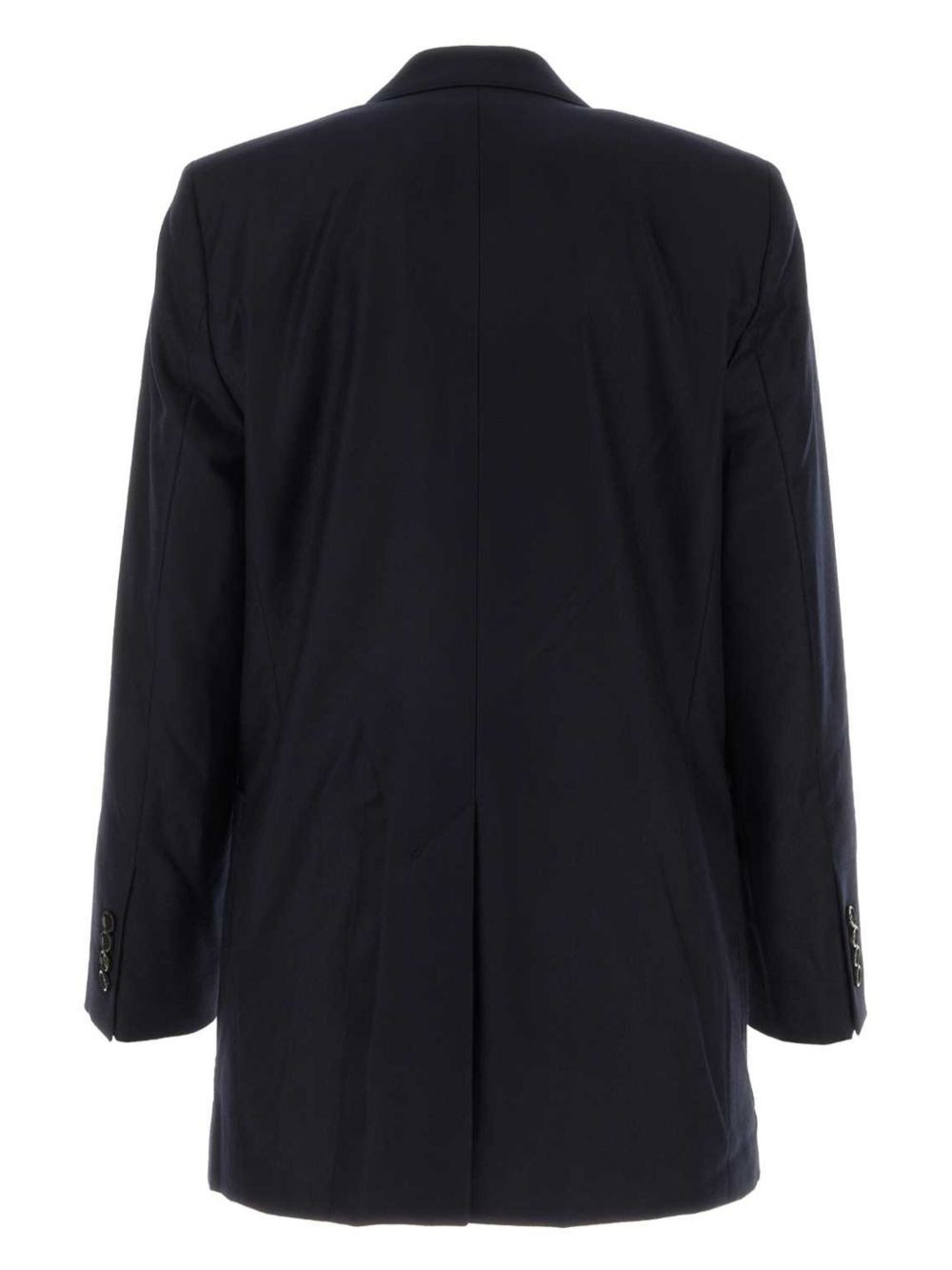 single-breasted wool blazer - 2