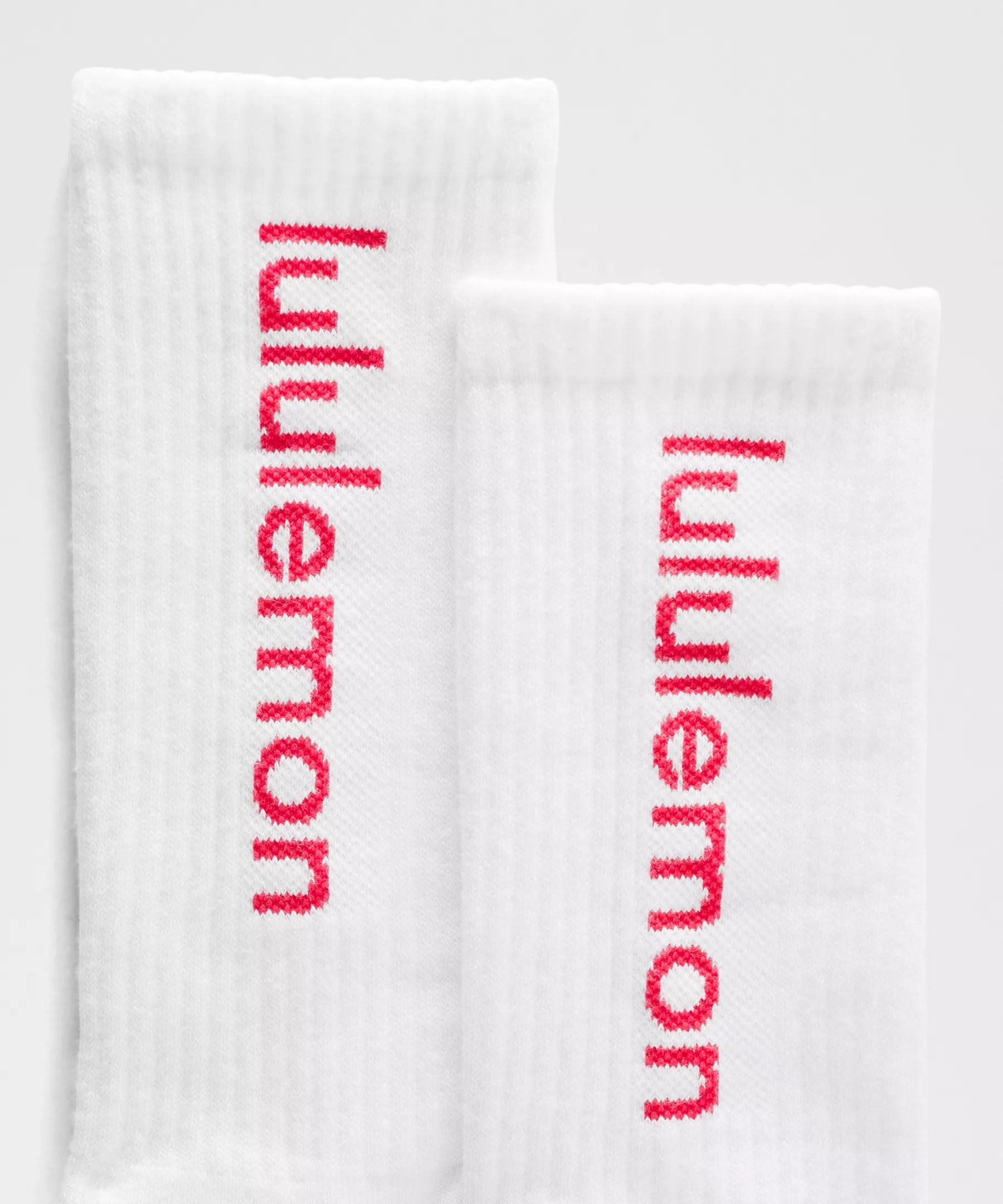 Unisex Daily Essential Crew Socks *Wordmark - 2