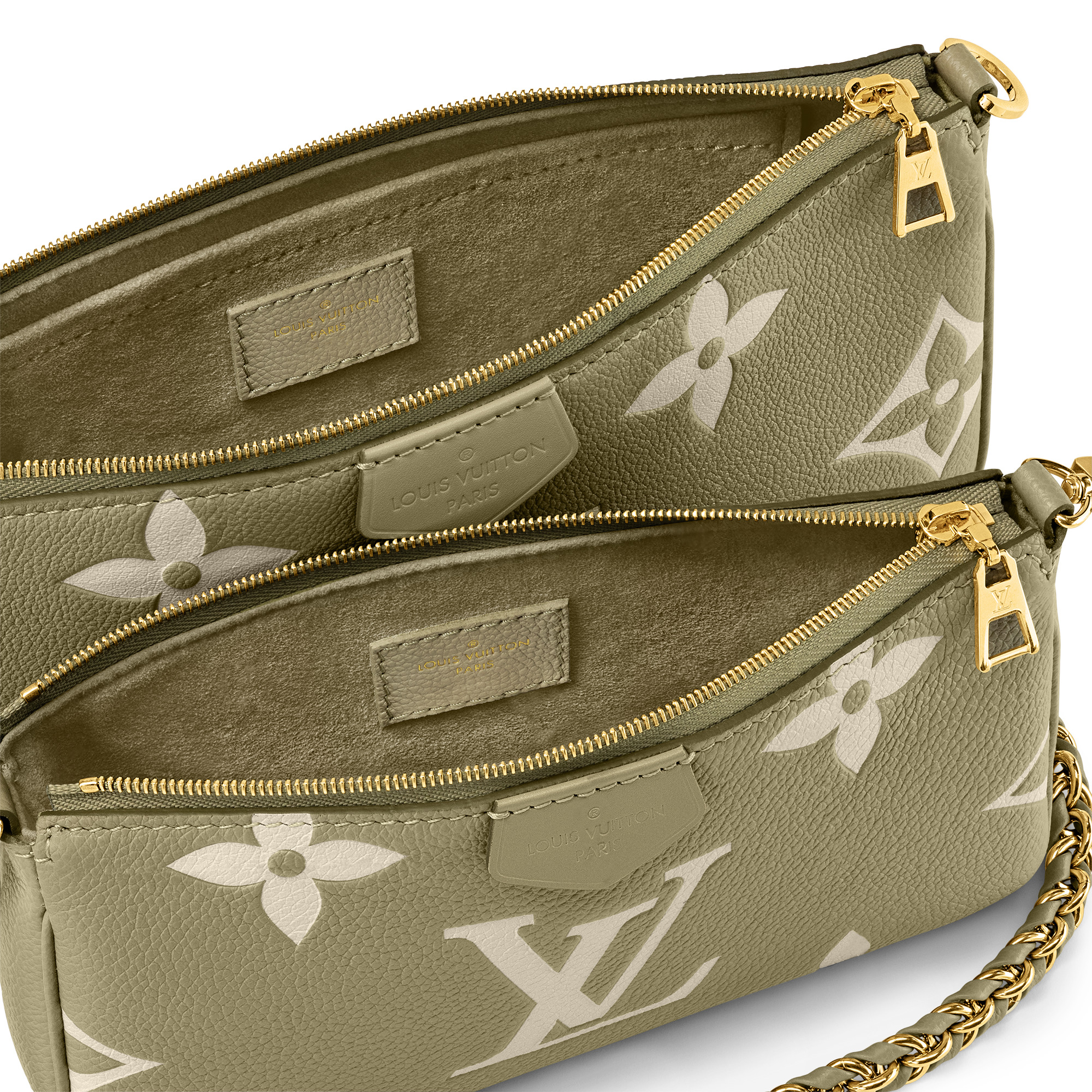 Louis Vuitton Multi Pochette Accessoires Creme in Cowhide Leather with  Gold-tone - US