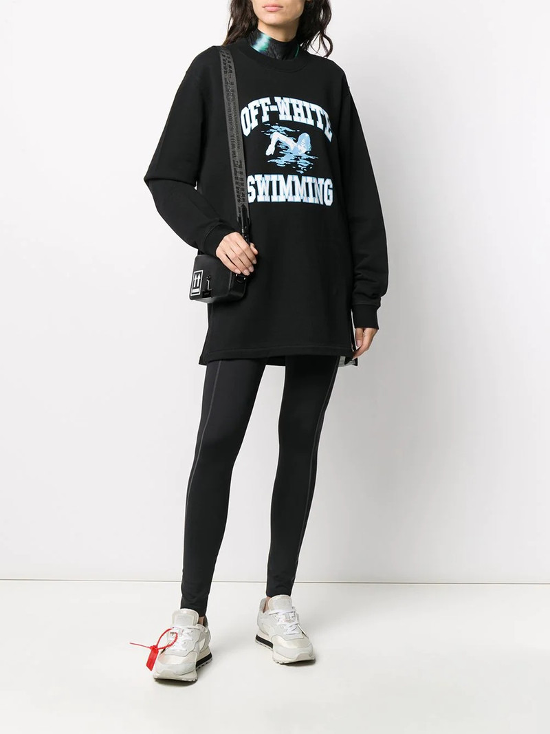 Off-White swimming print sweatshirt outlook