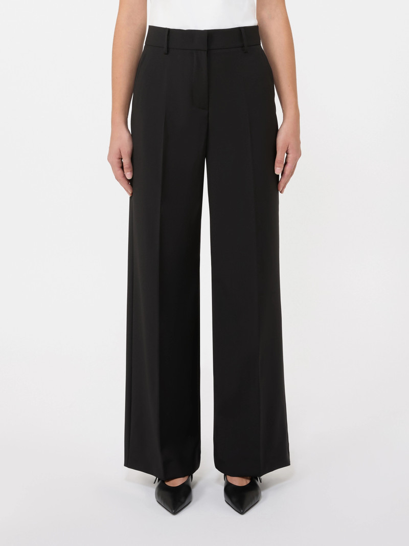 VISIVO Woollen cloth palazzo trousers - BLACK 3
