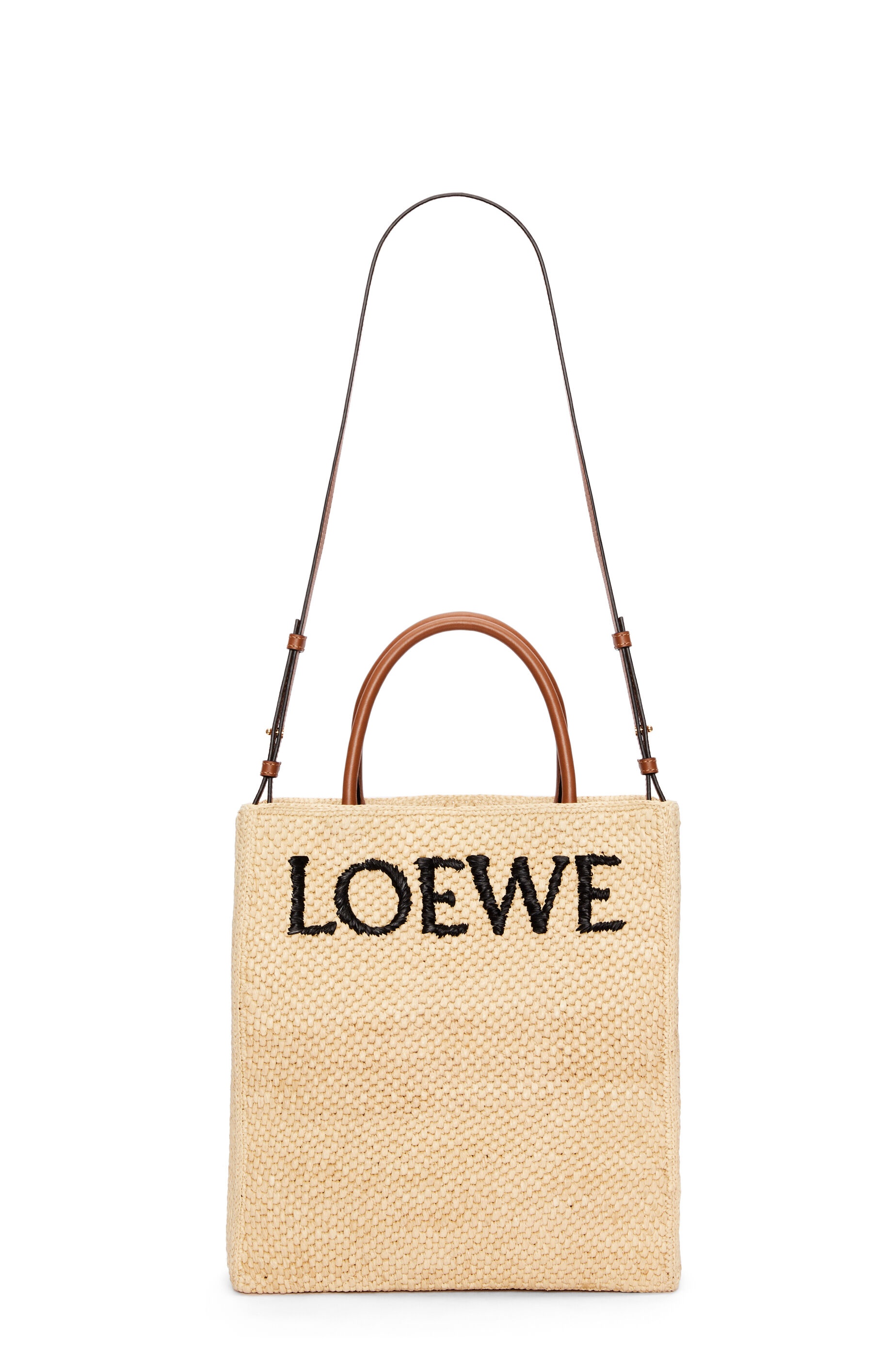 A4 Standard Tote bag in raffia - 5