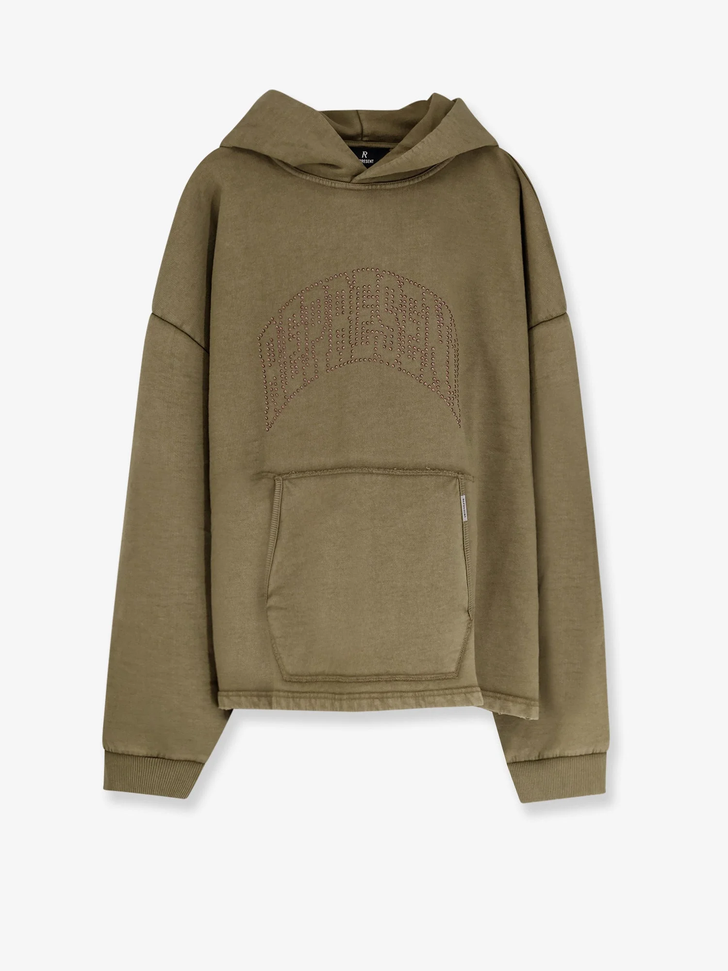 Represent Represent Embellished Hoodie Cotton Sweatshirt - 1